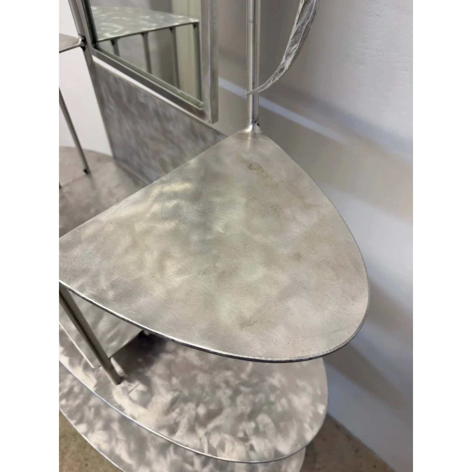 handcrafted-artisan-entry-foyer-table-or-tall-vanity-with-mirror-1990s-9436