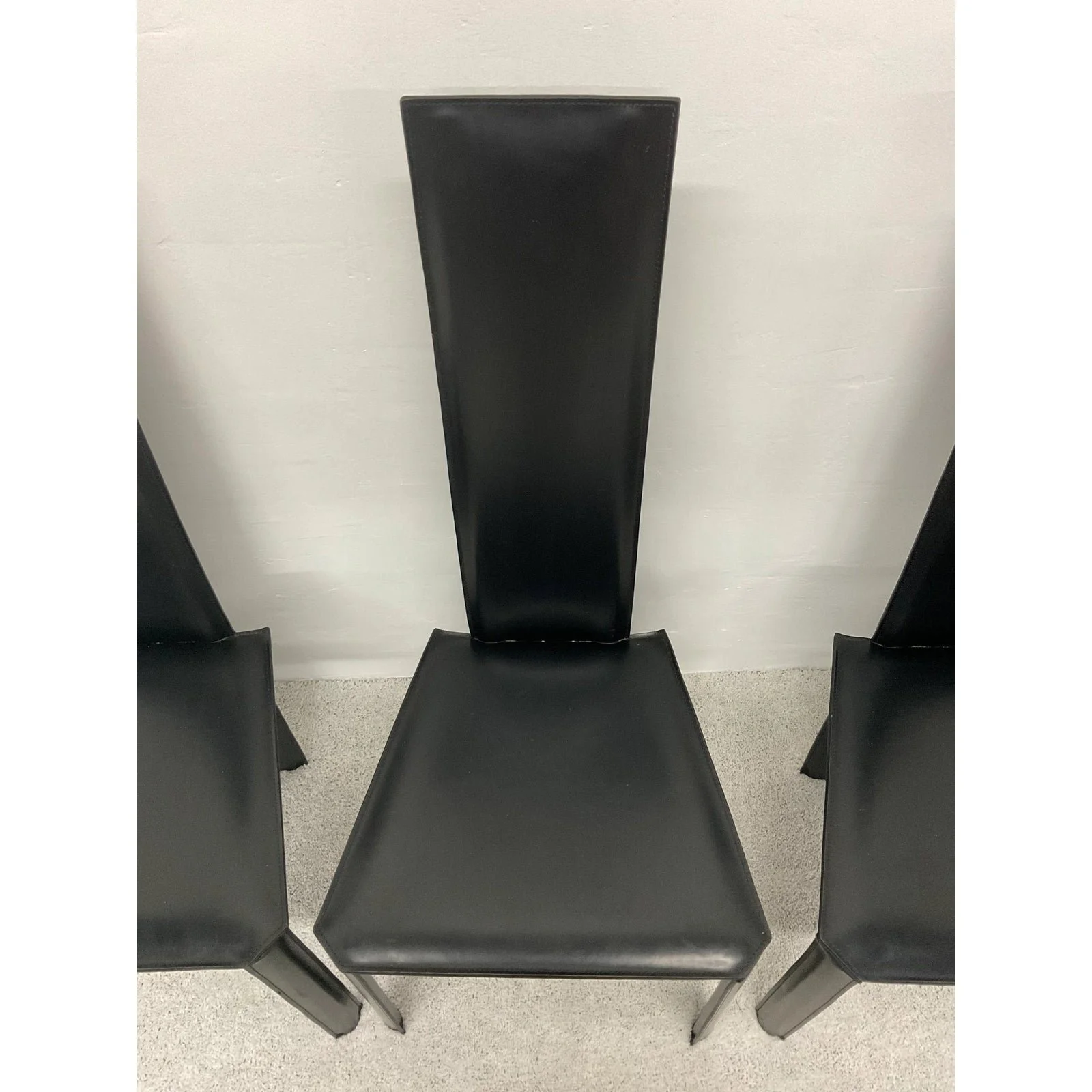 brazilian-postmodern-de-couro-black-leather-dining-chairs-set-of-four-8891