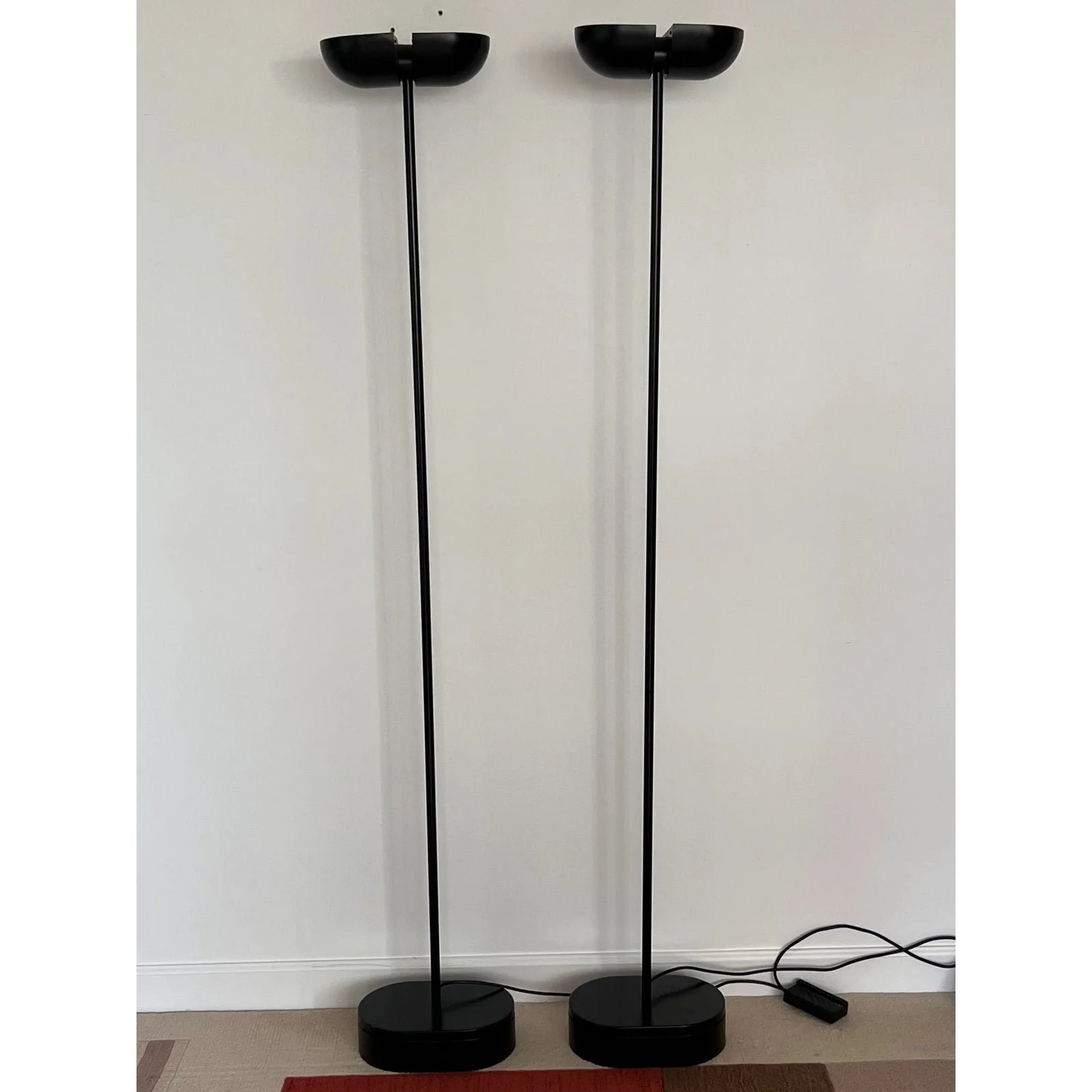 postmodern-black-torchiere-floor-lamps-with-adjustable-heads-1980