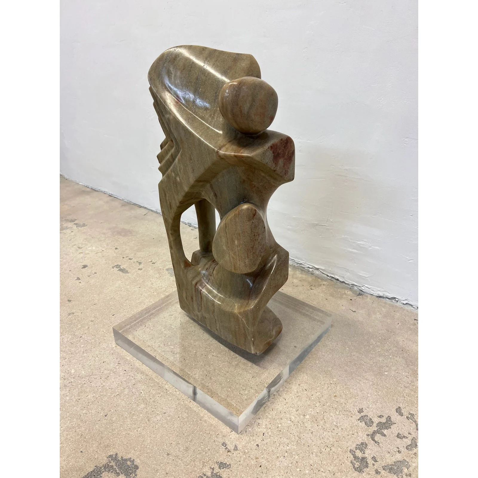 organic-modern-marble-sculpture-on-lucite-base-1990s-6170