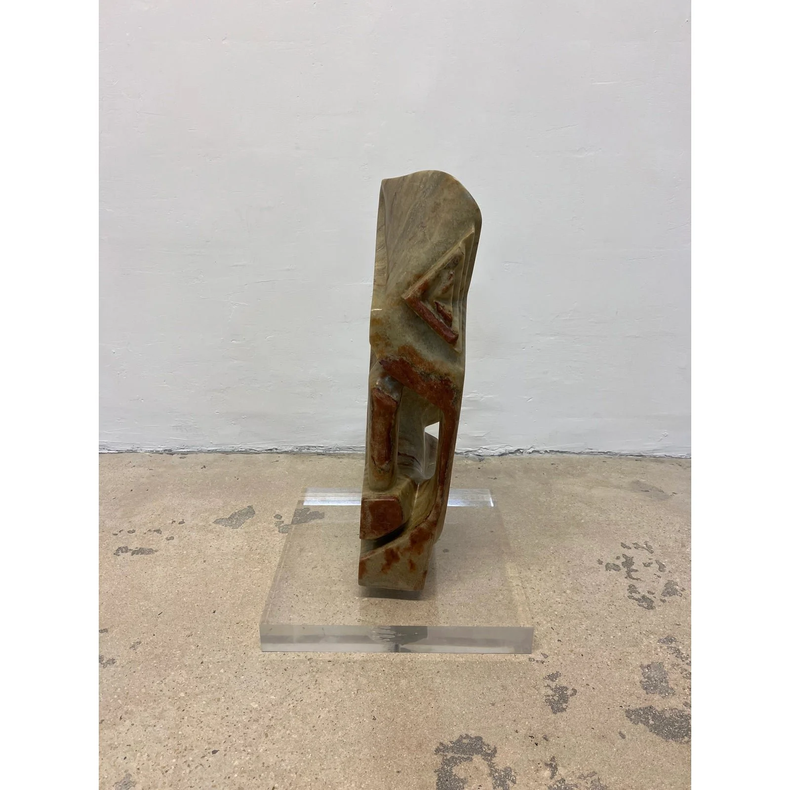 organic-modern-marble-sculpture-on-lucite-base-1990s-5038