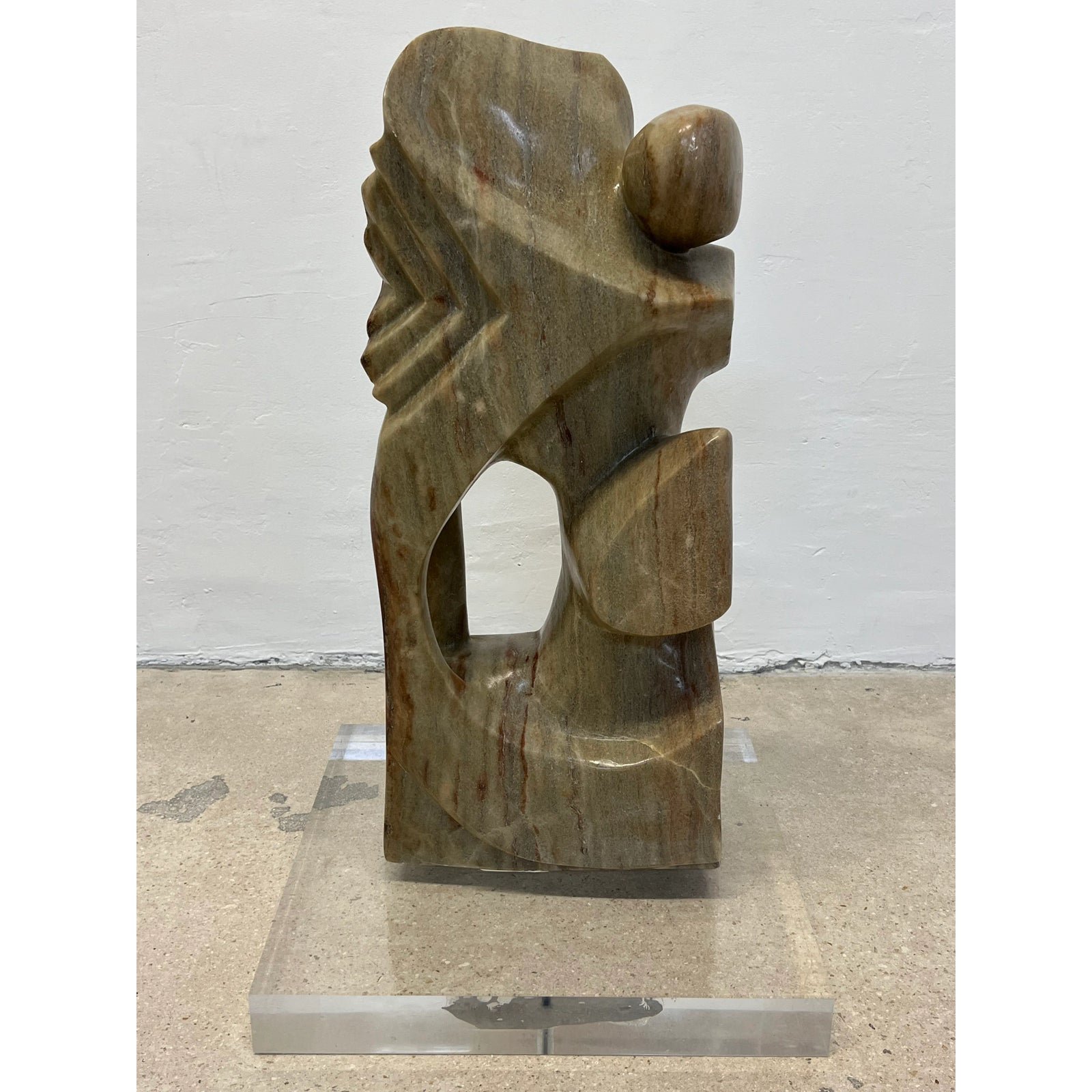 organic-modern-marble-sculpture-on-lucite-base-1990