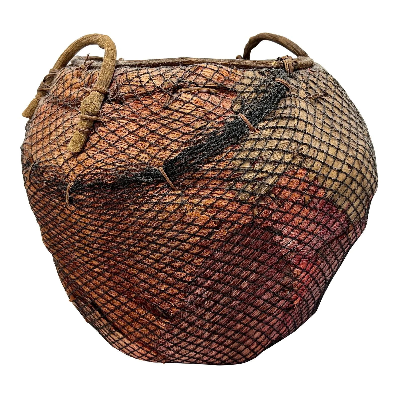 handmade-natural-fiber-and-leaf-basket-wrapped-in-fish-net-1970s-4008