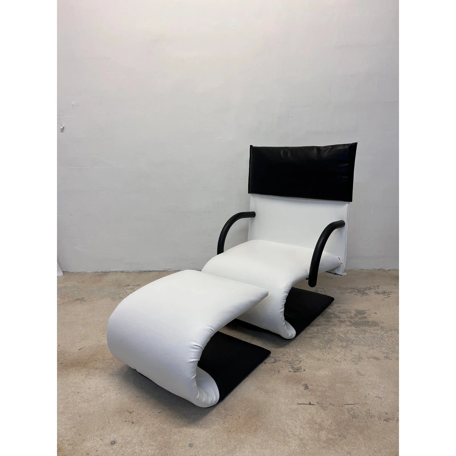 claude-brisson-postmodern-zen-lounge-chair-and-footrest-for-ligne-roset-1980s-3825
