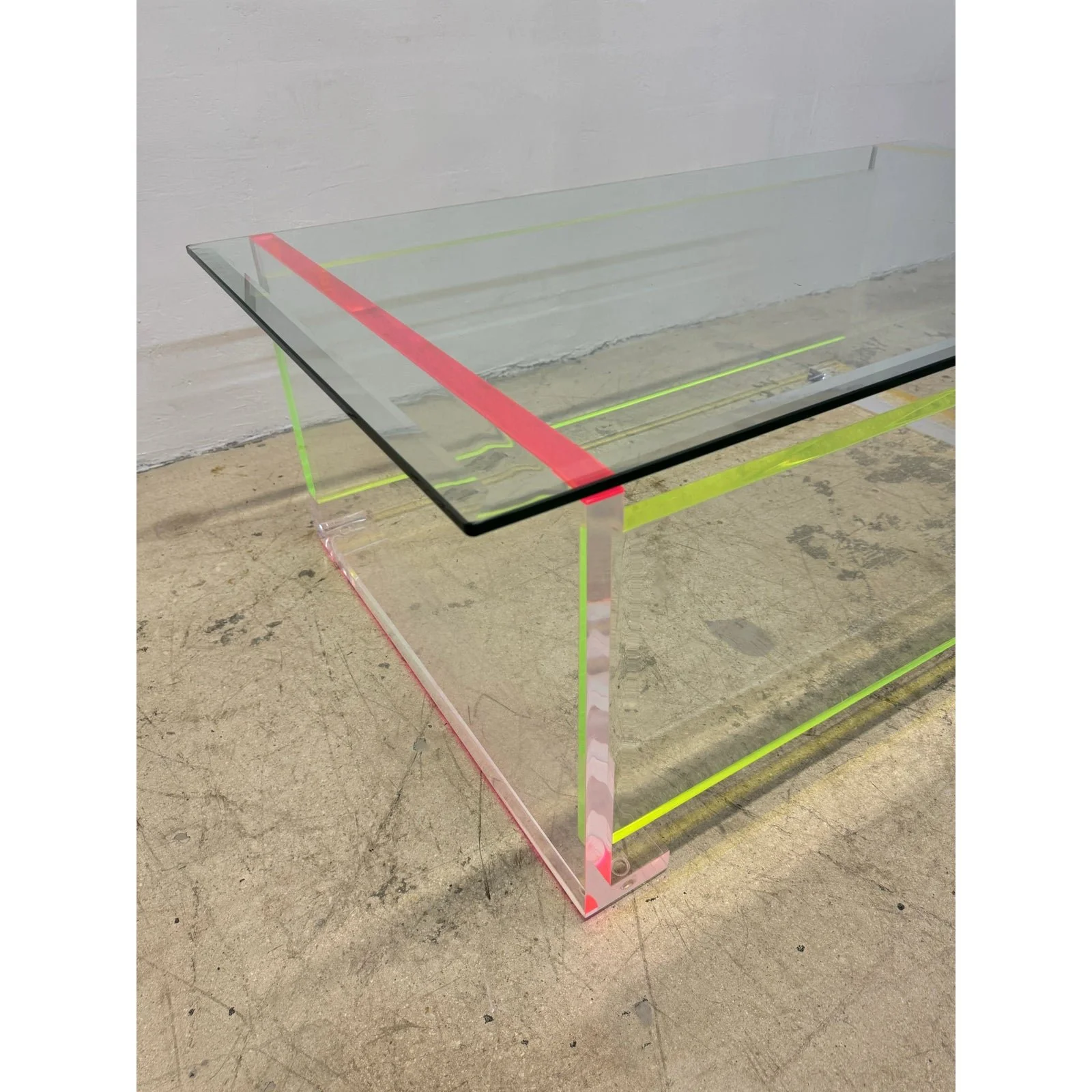contemporary-neon-color-edge-lucite-coffee-table-with-beveled-glass-top-5981