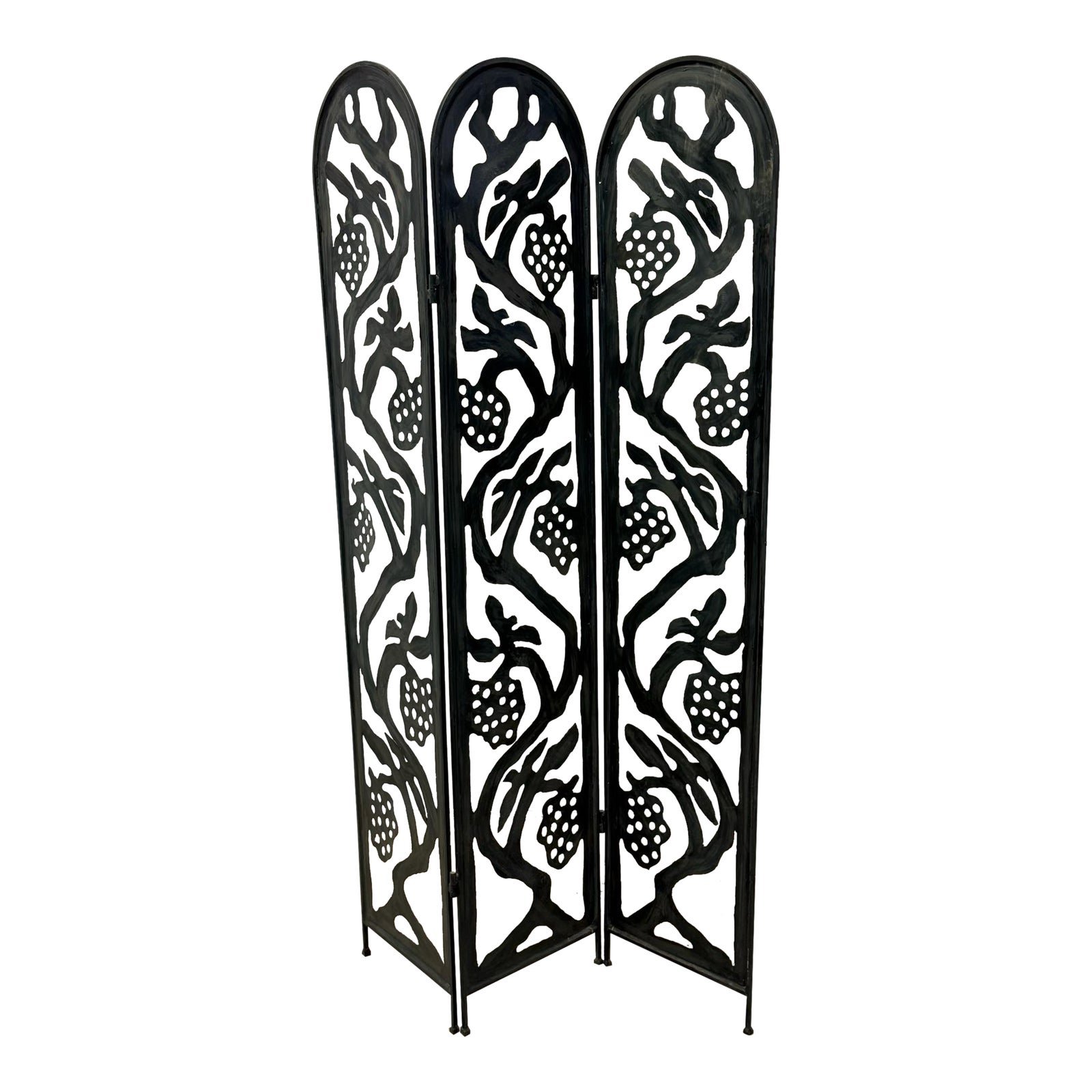 mid-century-three-panel-faux-bronze-finish-screen-or-room-divider-1970s-8959