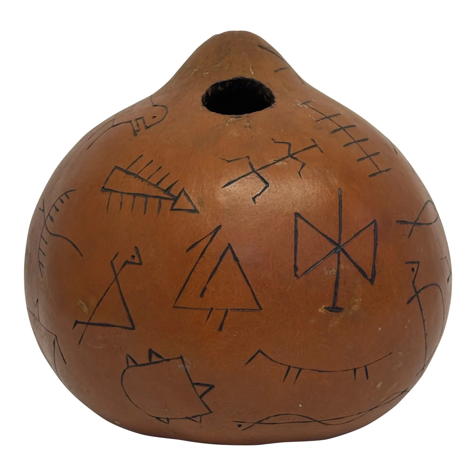mid-century-brazilian-modern-stained-gourd-with-hot-needle-point-figures-3935