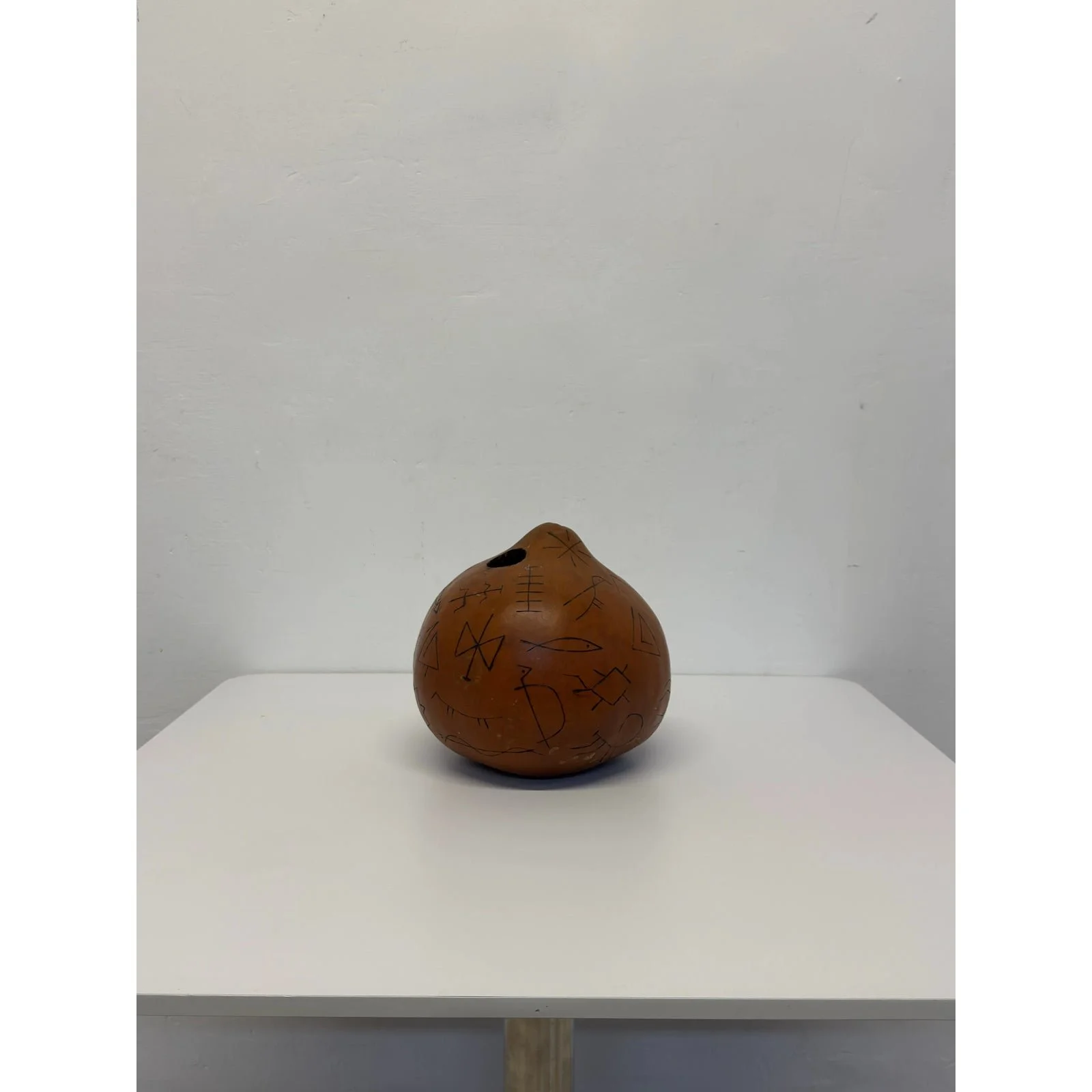 mid-century-brazilian-modern-stained-gourd-with-hot-needle-point-figures-4125