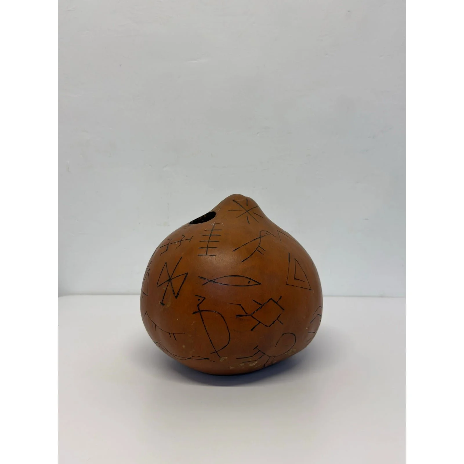 mid-century-brazilian-modern-stained-gourd-with-hot-needle-point-figures-7350