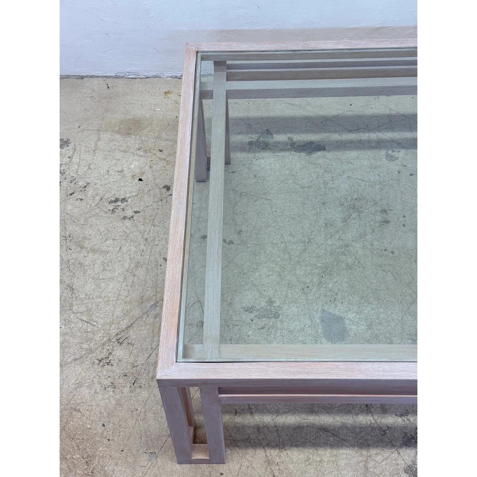 billy-baldwin-large-whitewash-oak-and-glass-coffee-table-9026