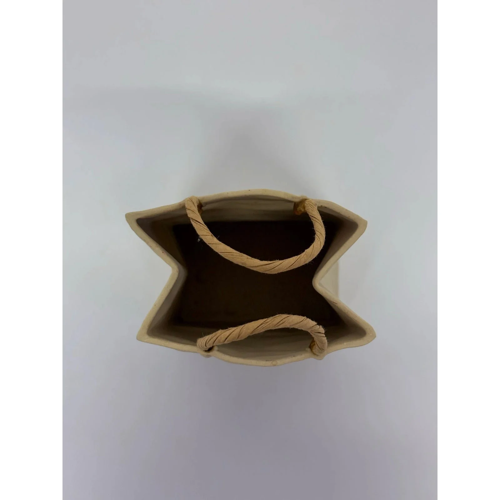 michael-harvey-ceramic-brown-paper-bag-with-handles-pop-art-sculpture-1970s-0773