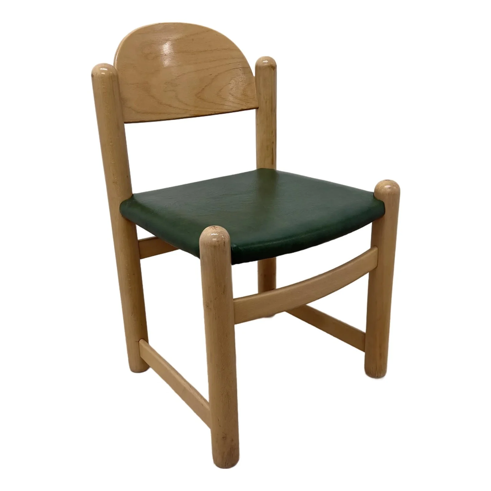 hank-loewenstein-green-naugahyde-and-oak-frame-padova-dining-or-side-chair-9344