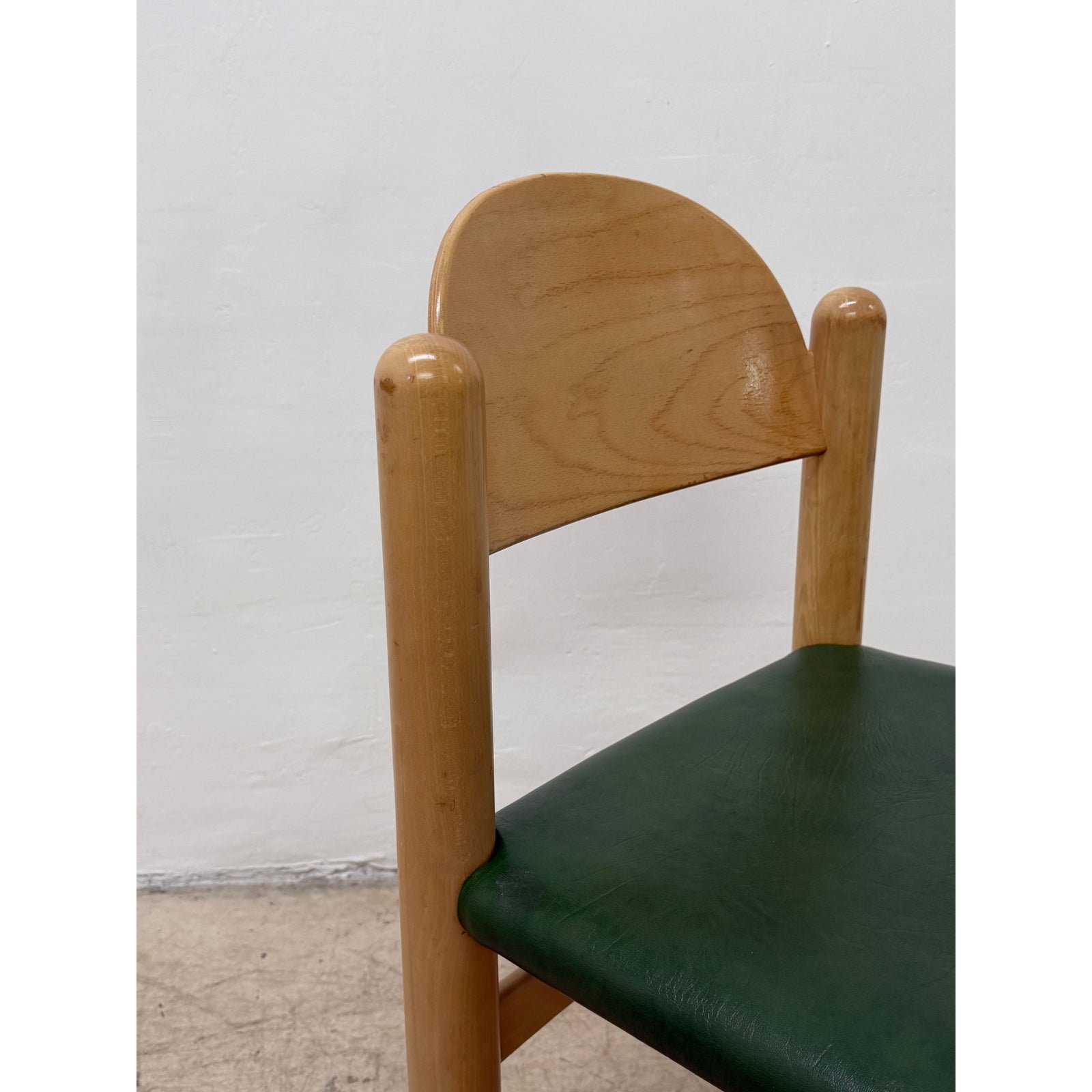 hank-loewenstein-green-naugahyde-and-oak-frame-padova-dining-or-side-chair-8140