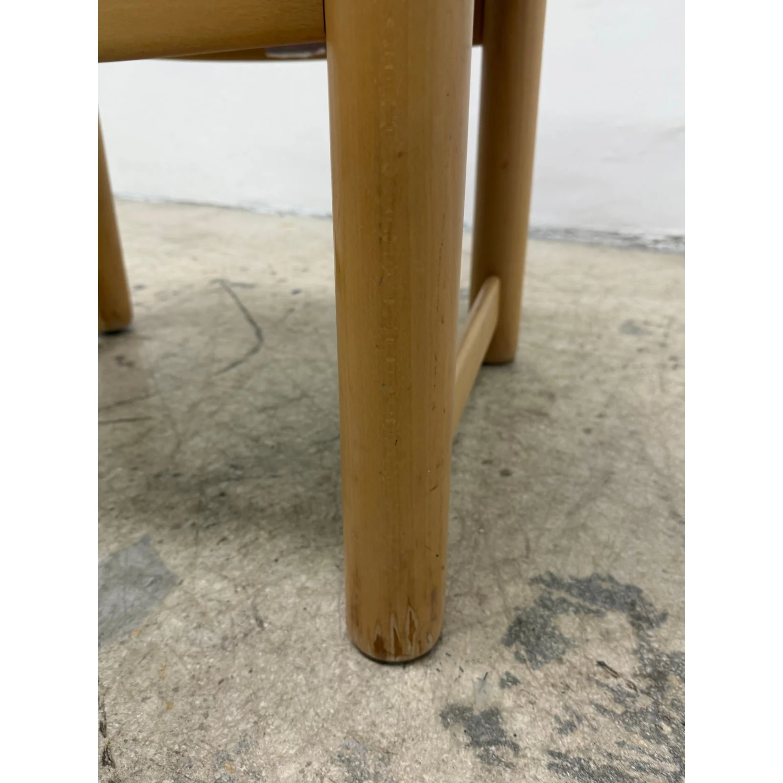 hank-loewenstein-green-naugahyde-and-oak-frame-padova-dining-or-side-chair-5203