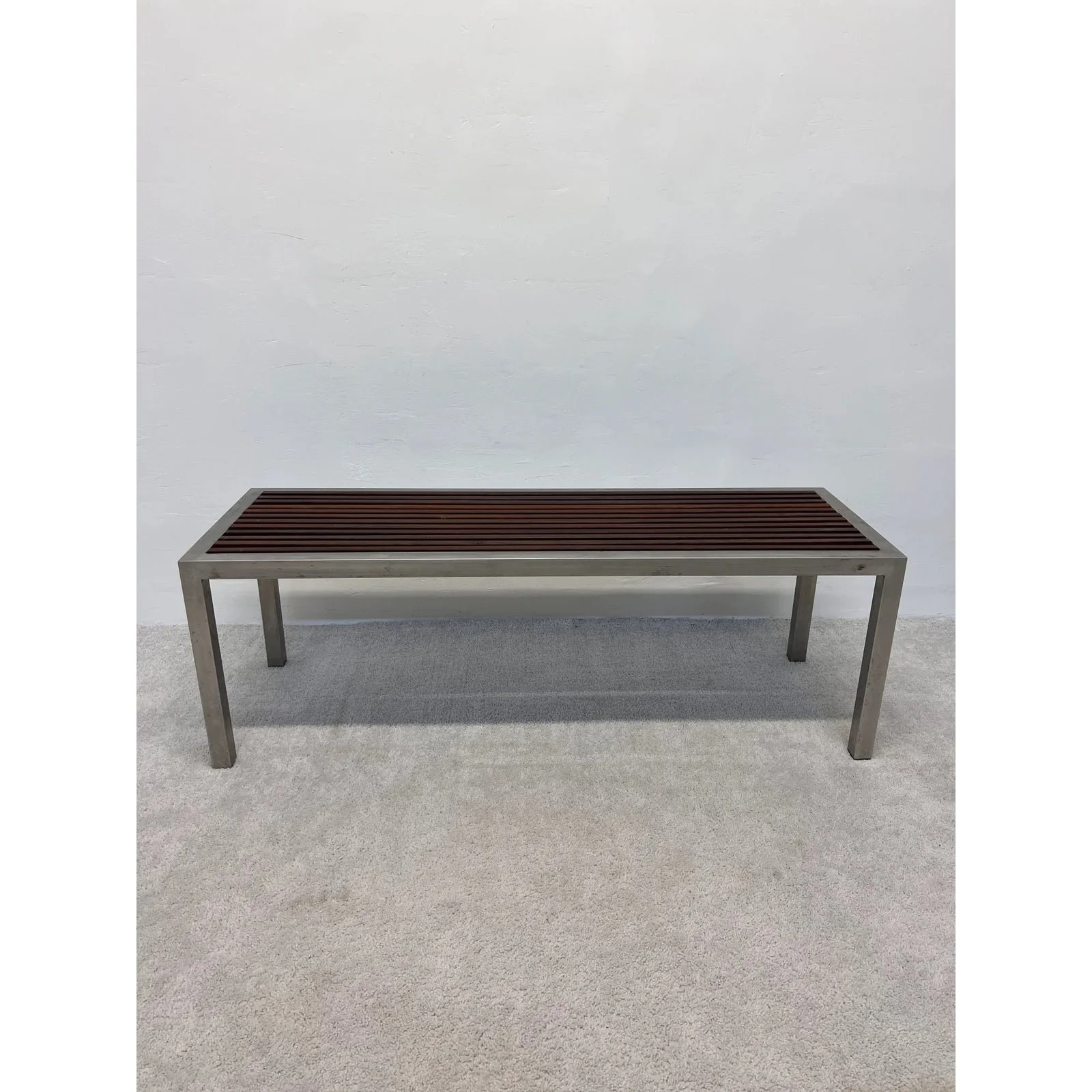 mid-century-parsons-style-teak-slat-and-steel-indoor-or-outdoor-bench-3882