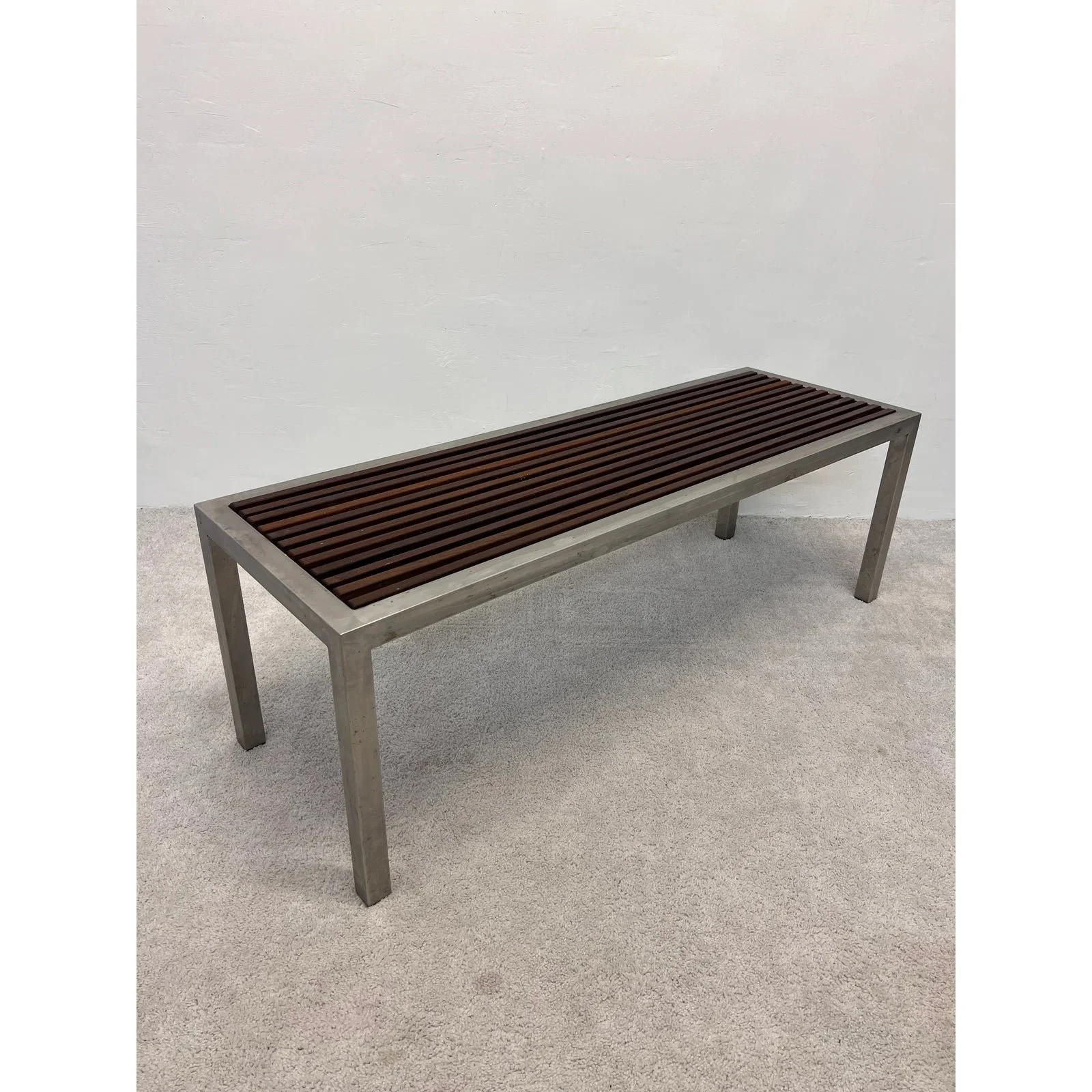 mid-century-parsons-style-teak-slat-and-steel-indoor-or-outdoor-bench-7033