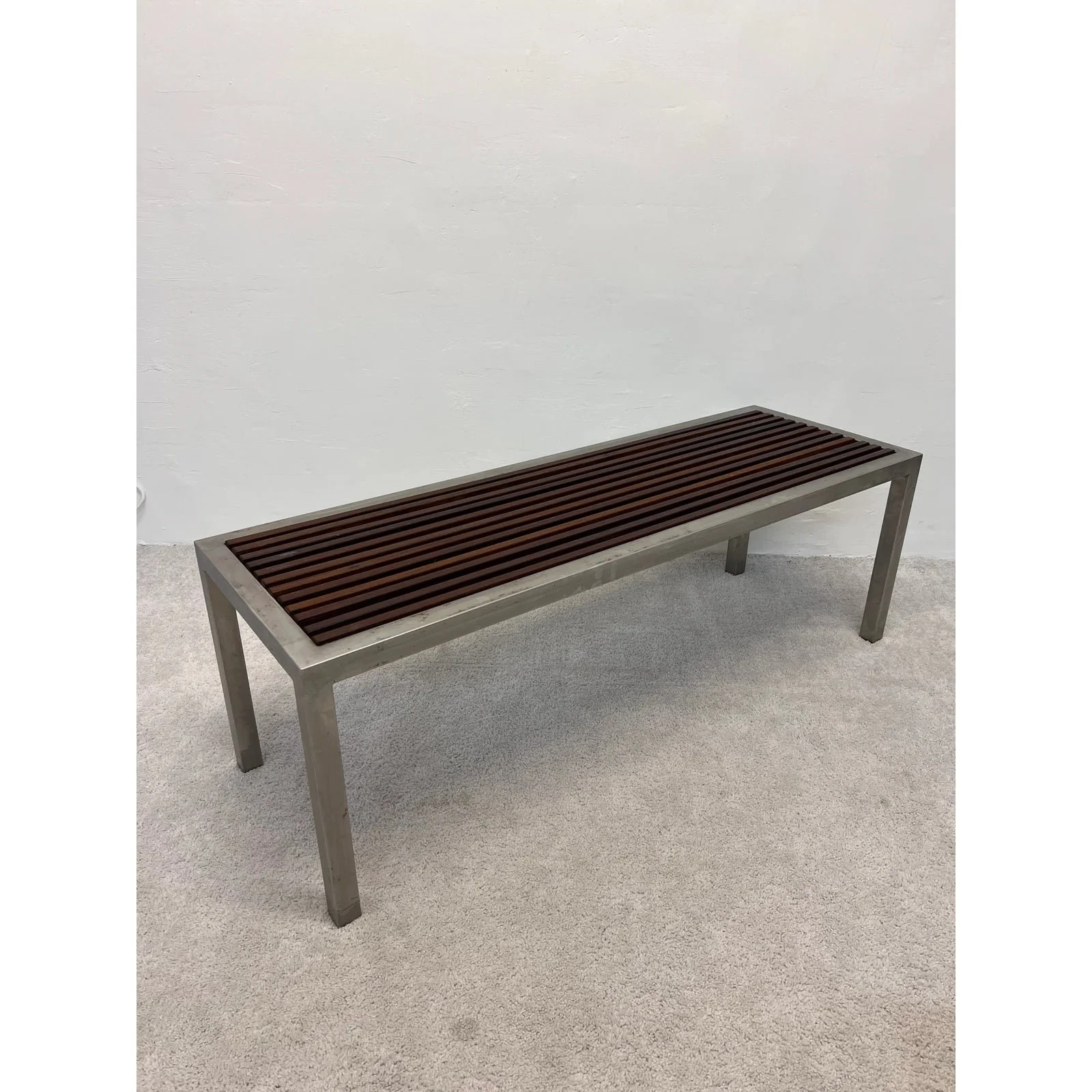 mid-century-parsons-style-teak-slat-and-steel-indoor-or-outdoor-bench-3791