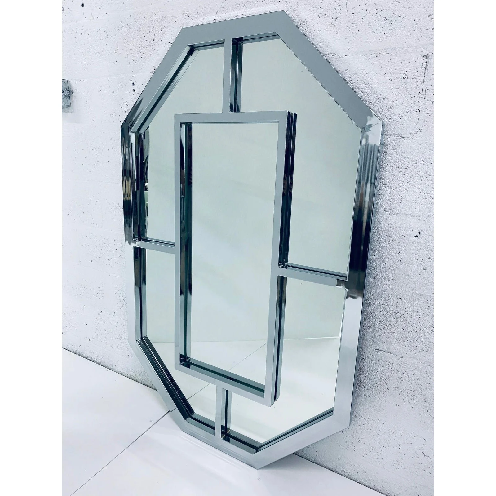 milo-baughman-polished-chrome-wall-mirror-5910