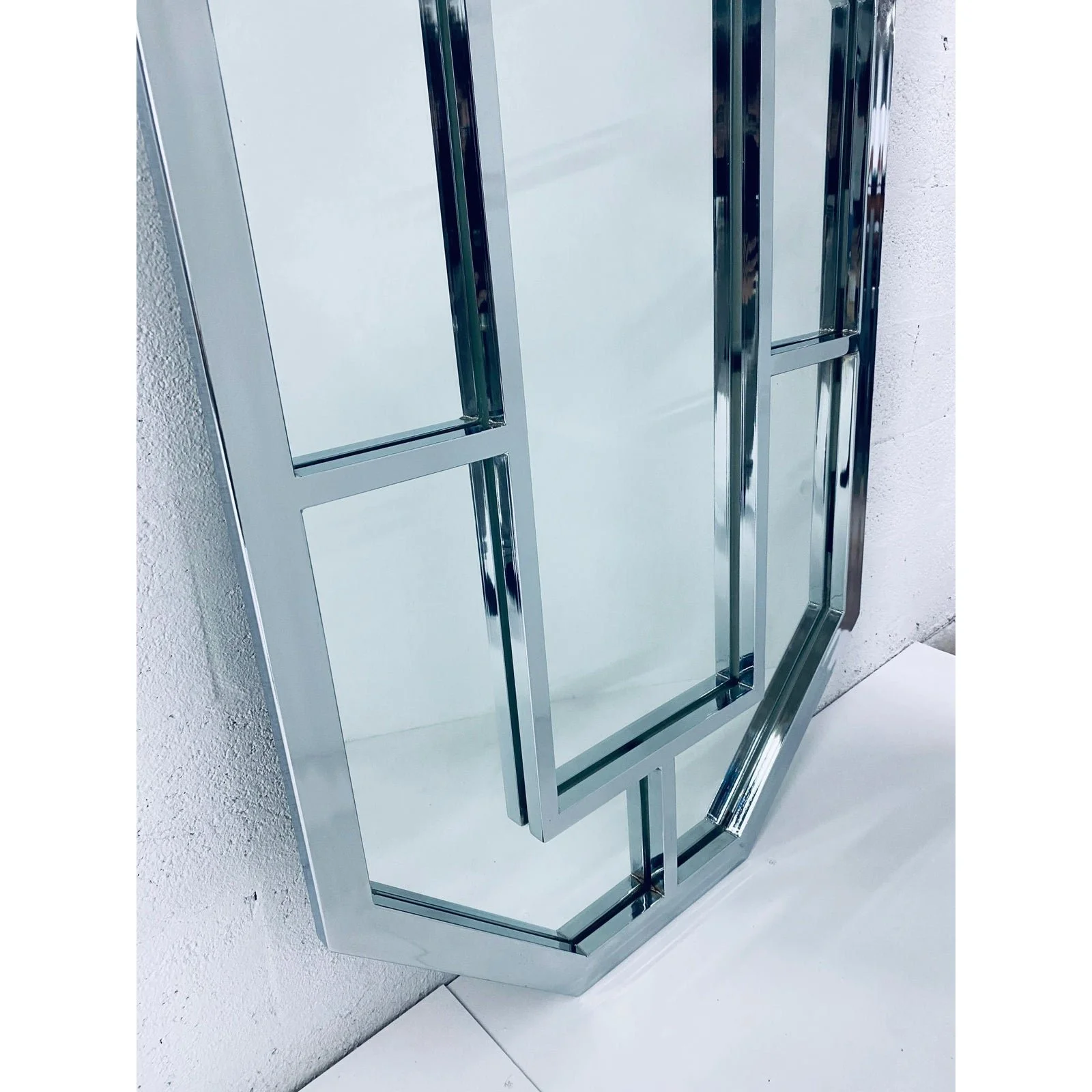 milo-baughman-polished-chrome-wall-mirror-7515
