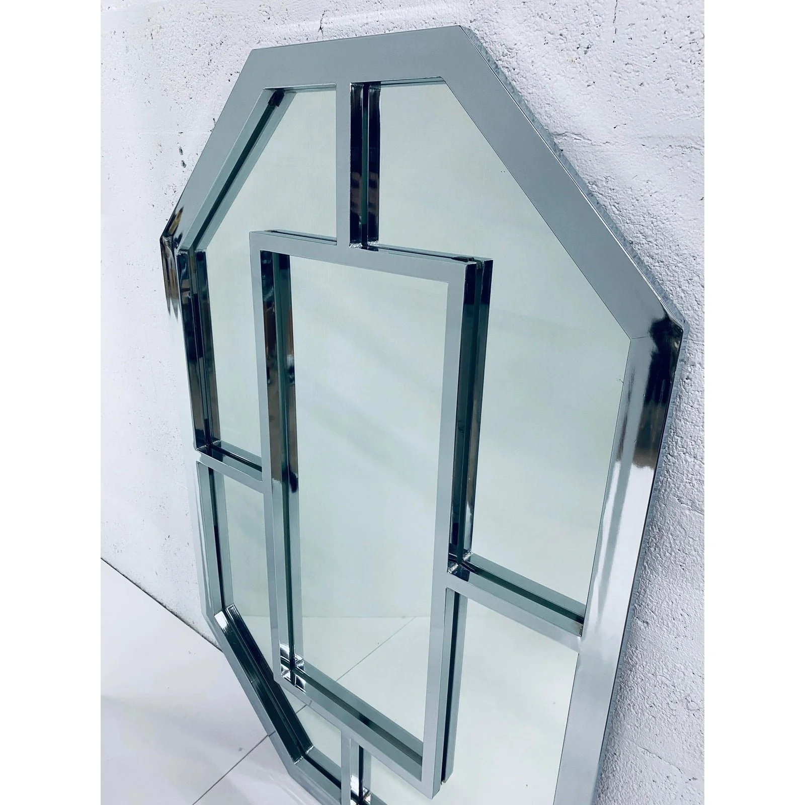 milo-baughman-polished-chrome-wall-mirror-8734