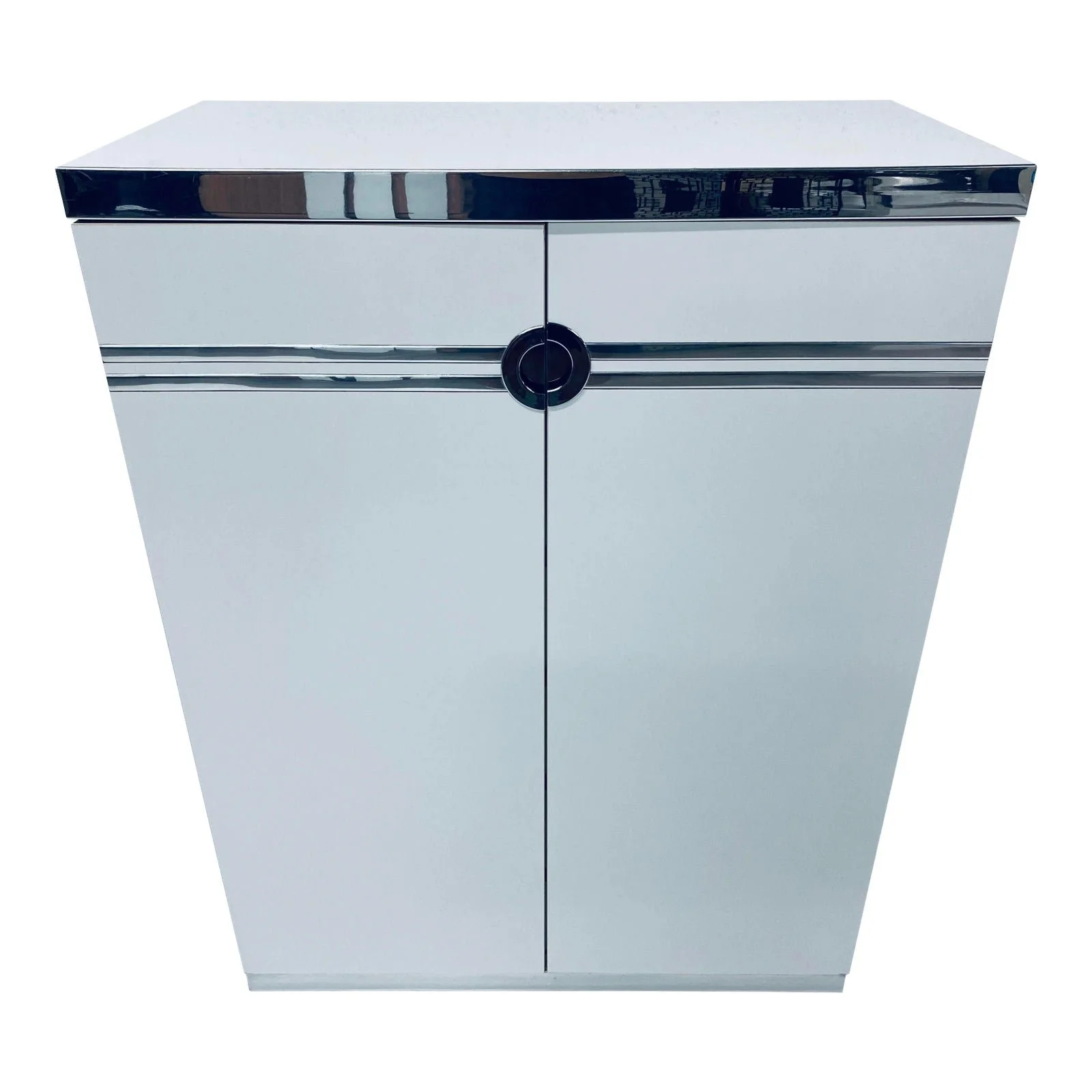 pierre-cardin-white-veneer-and-chrome-highboy-dresser-for-dillingham-8064