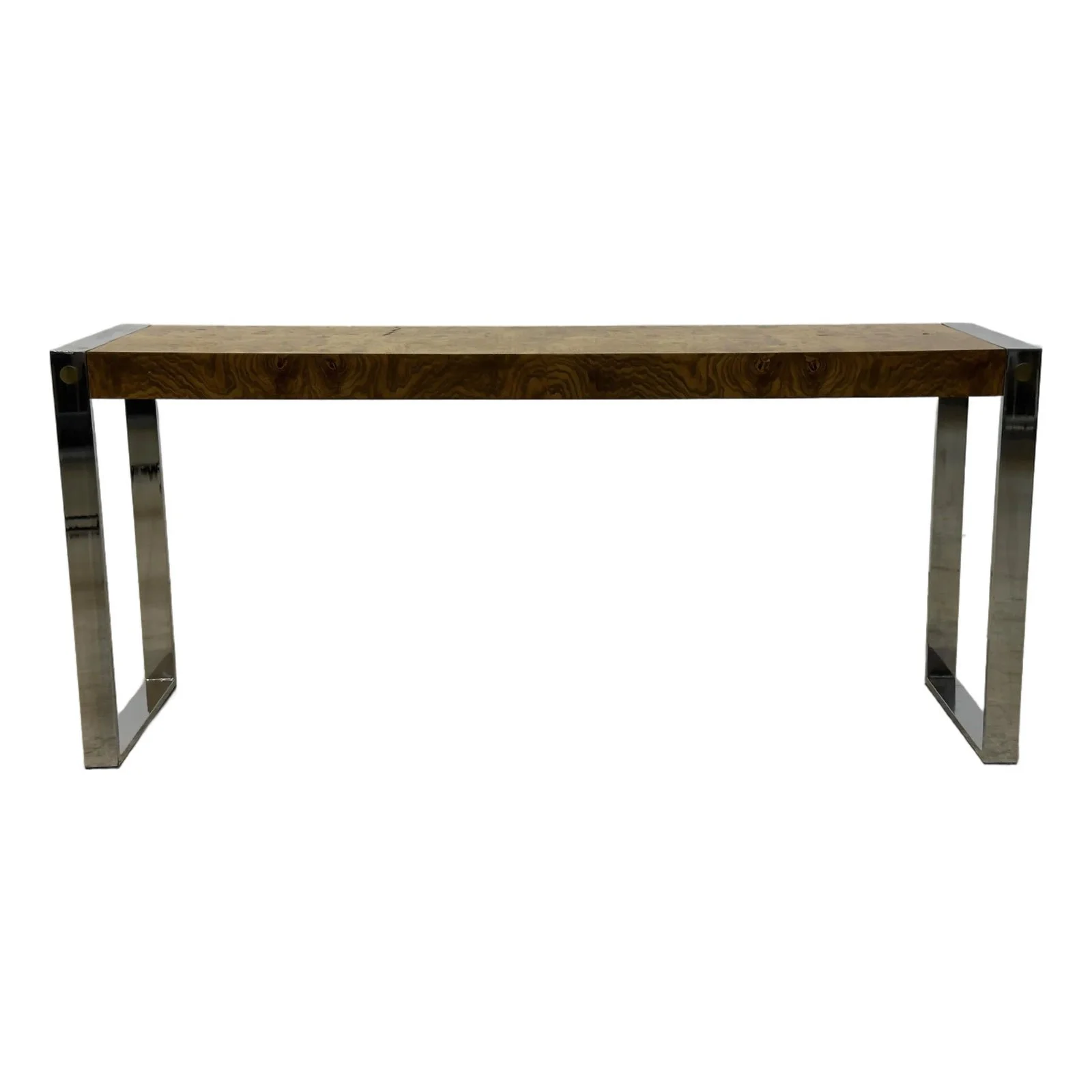 mid-century-burlwood-and-chrome-console-or-entry-way-table-by-drexel-3695