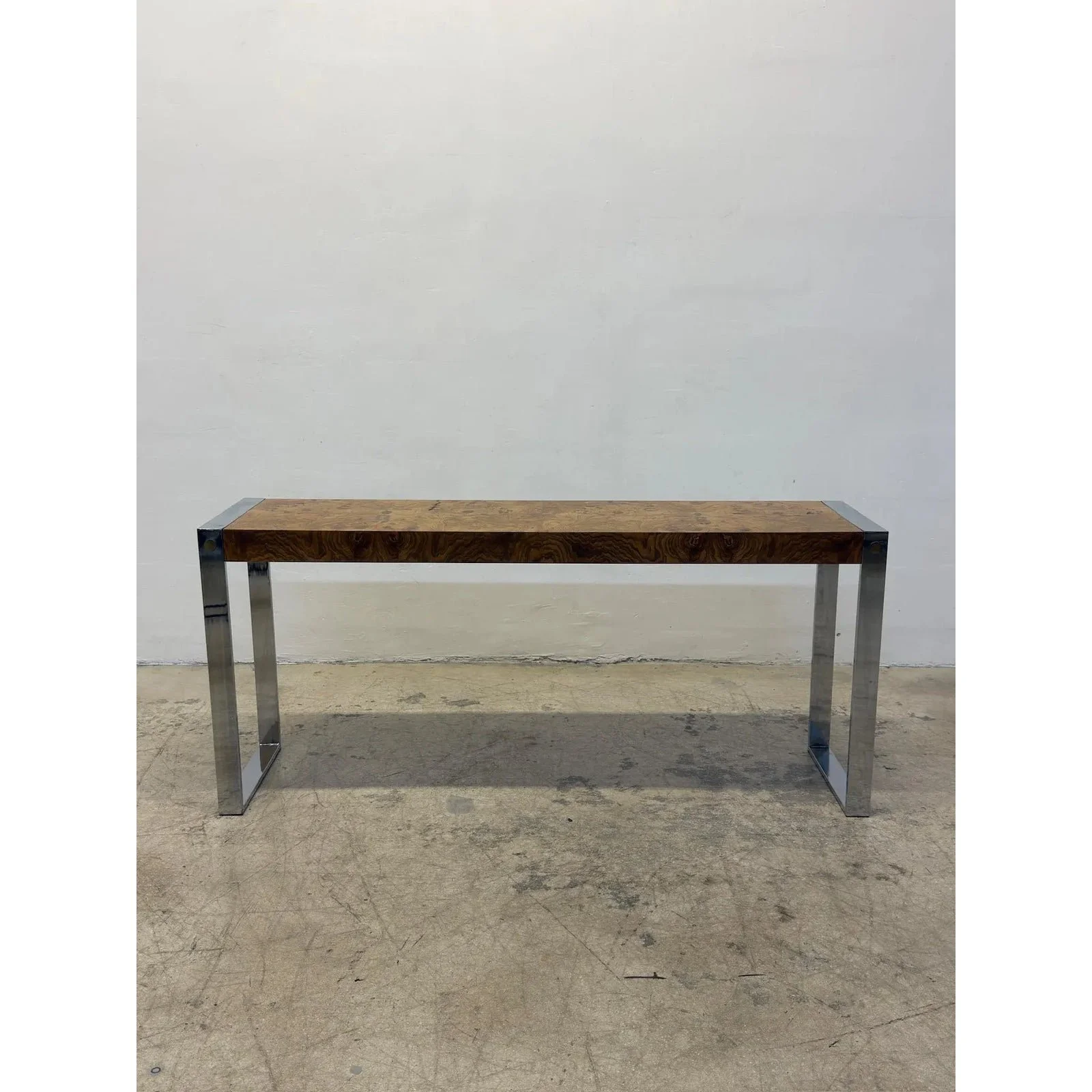 mid-century-burlwood-and-chrome-console-or-entry-way-table-by-drexel-8096