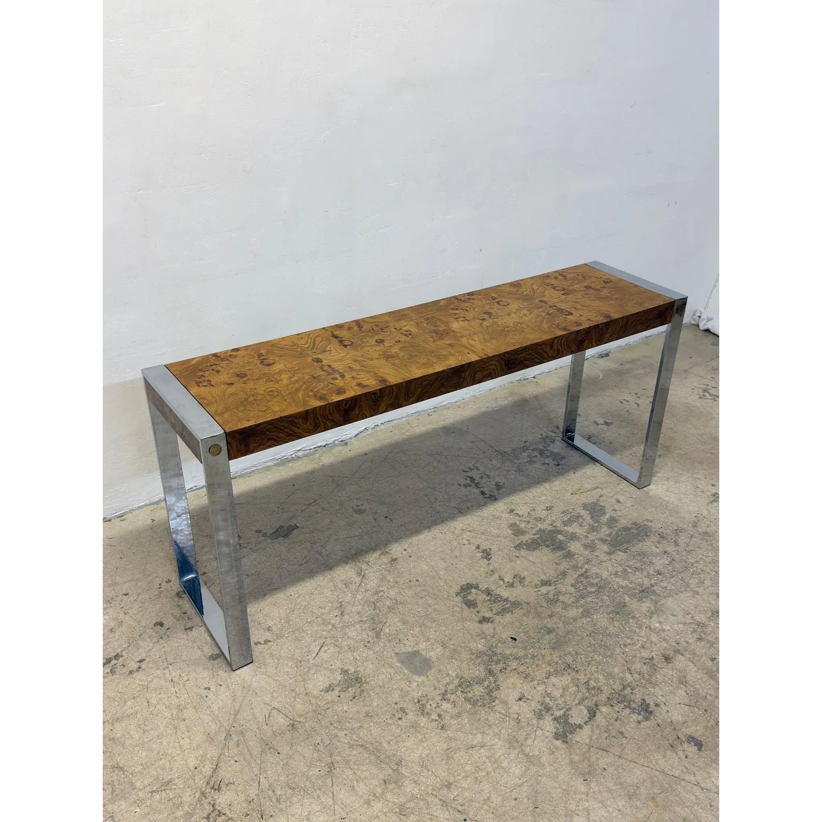 mid-century-burlwood-and-chrome-console-or-entry-way-table-by-drexel-7936