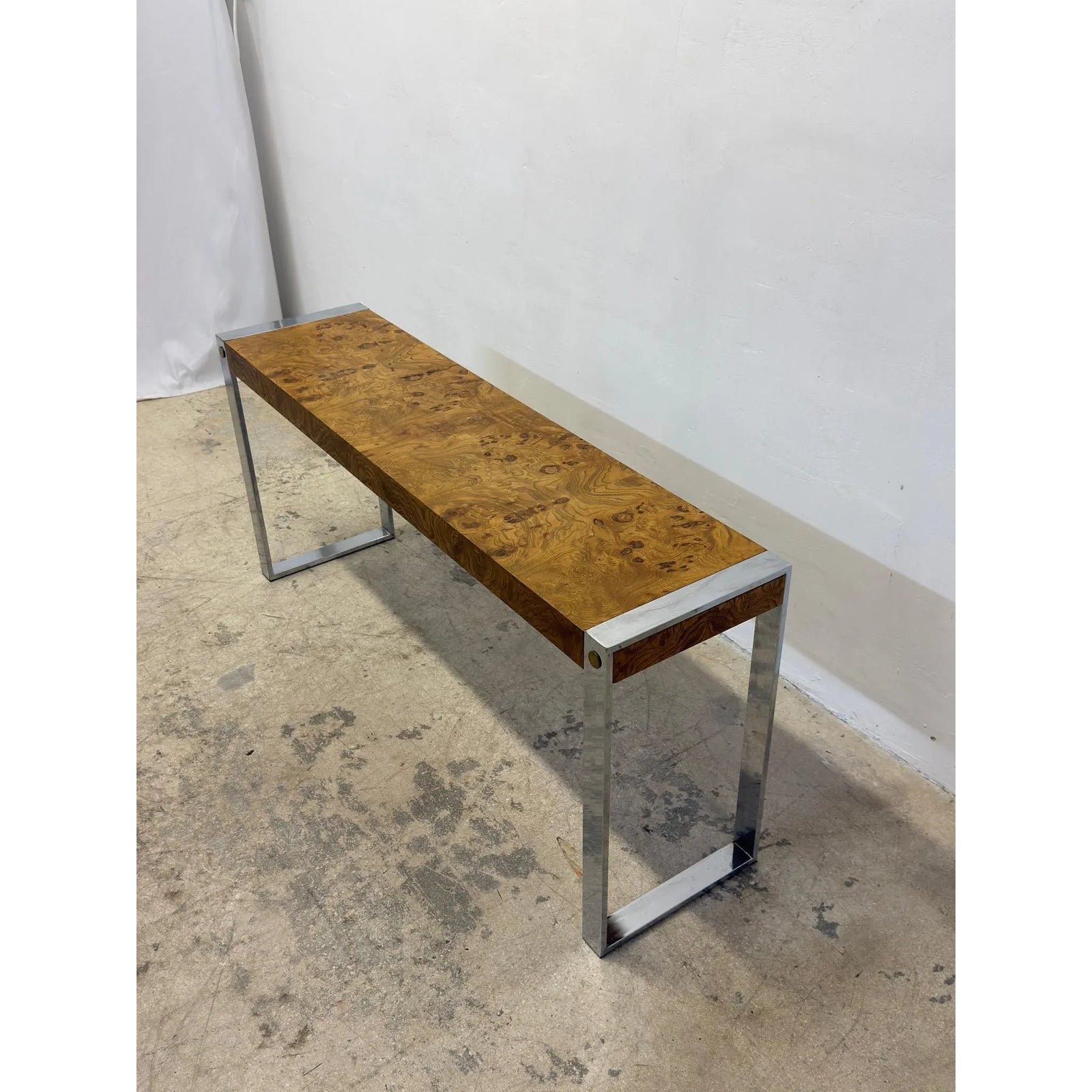 mid-century-burlwood-and-chrome-console-or-entry-way-table-by-drexel-9327