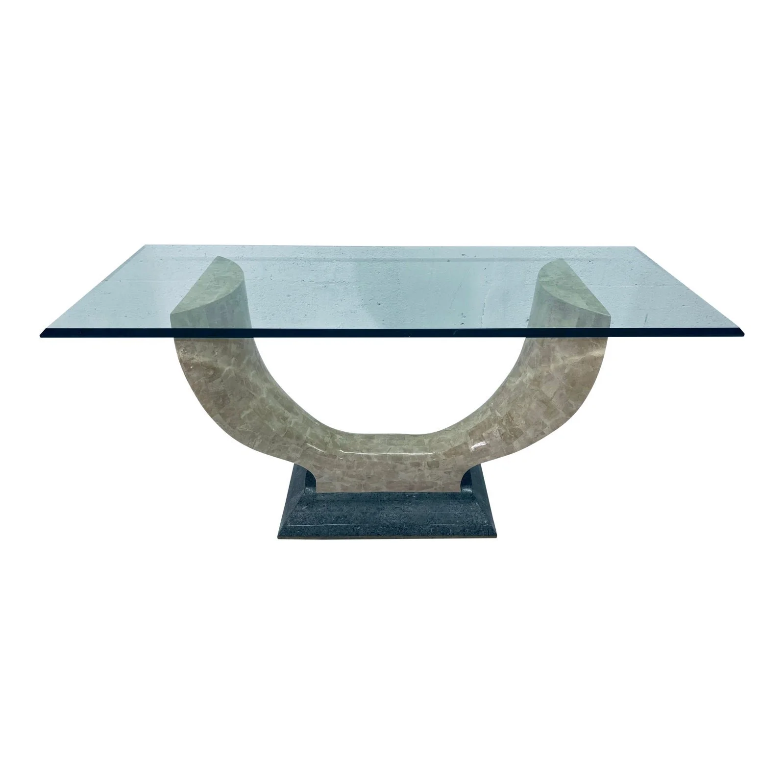 maitland-smith-tessellated-stone-console-table-with-beveled-glass-top-3109