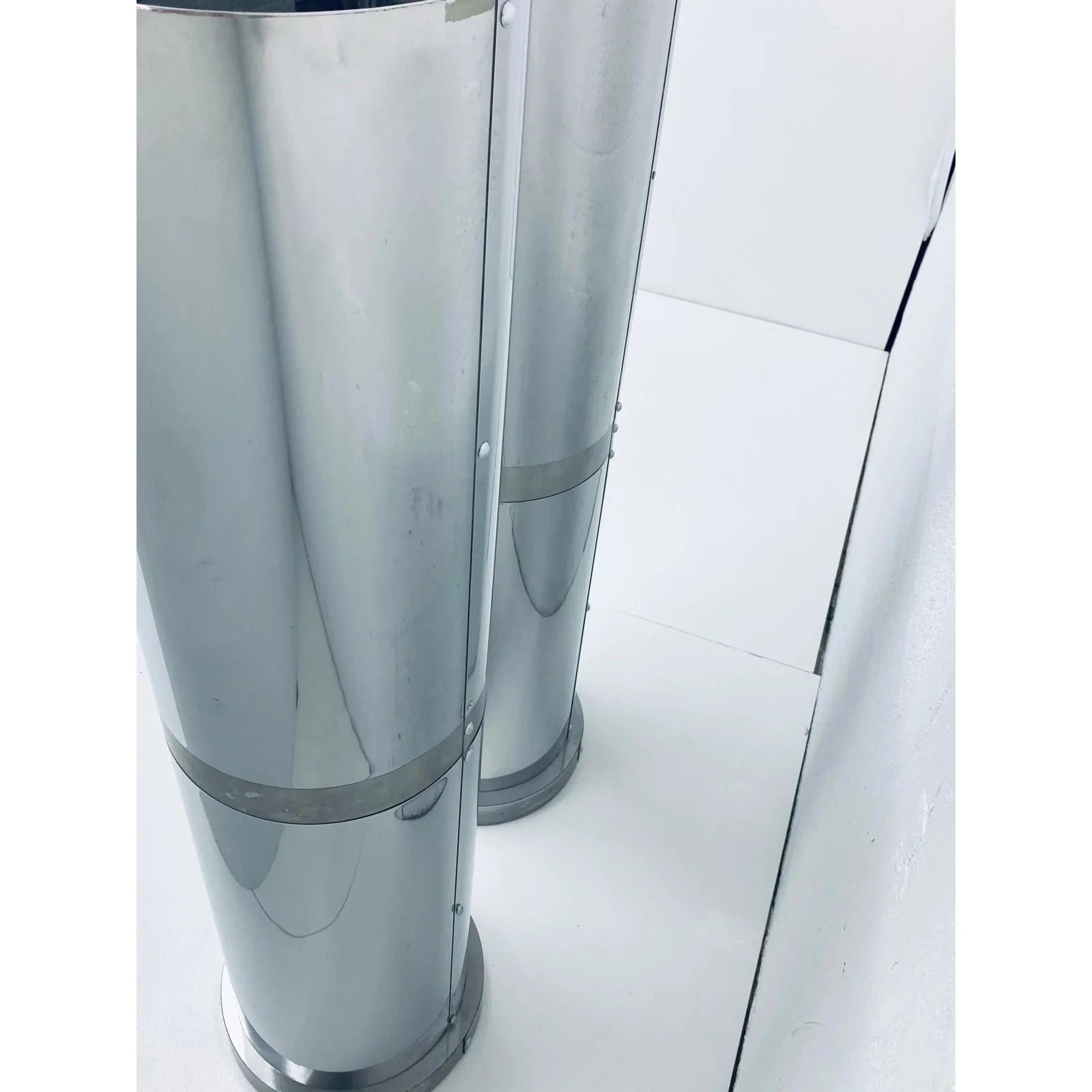 polished-steel-tall-circular-pedestal-tables-with-brushed-steel-banding-a-pair-0882