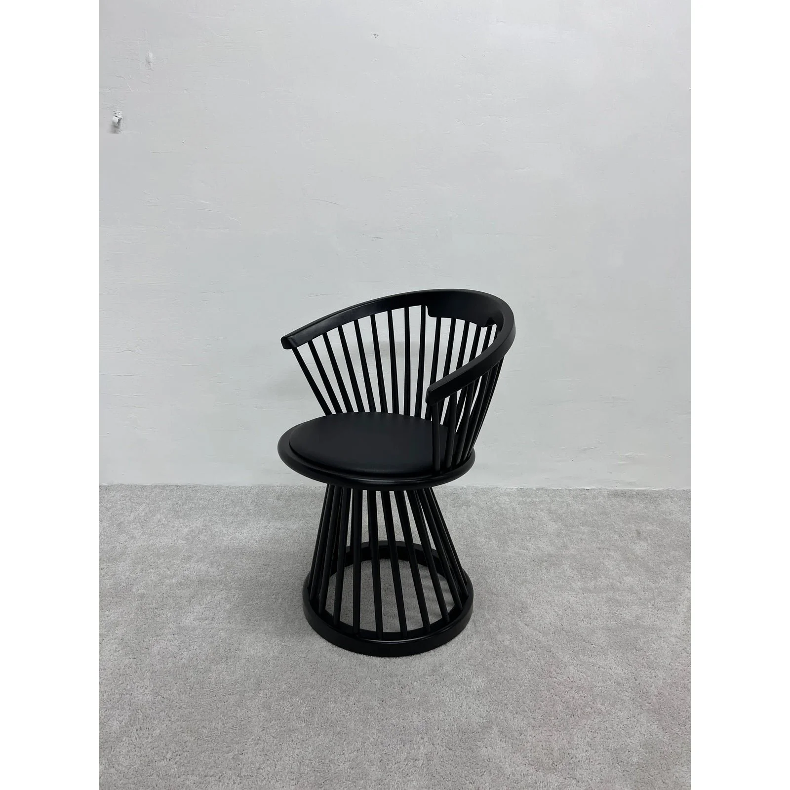 tom-dixon-black-fan-dining-chair-with-leather-seat-pad-1657