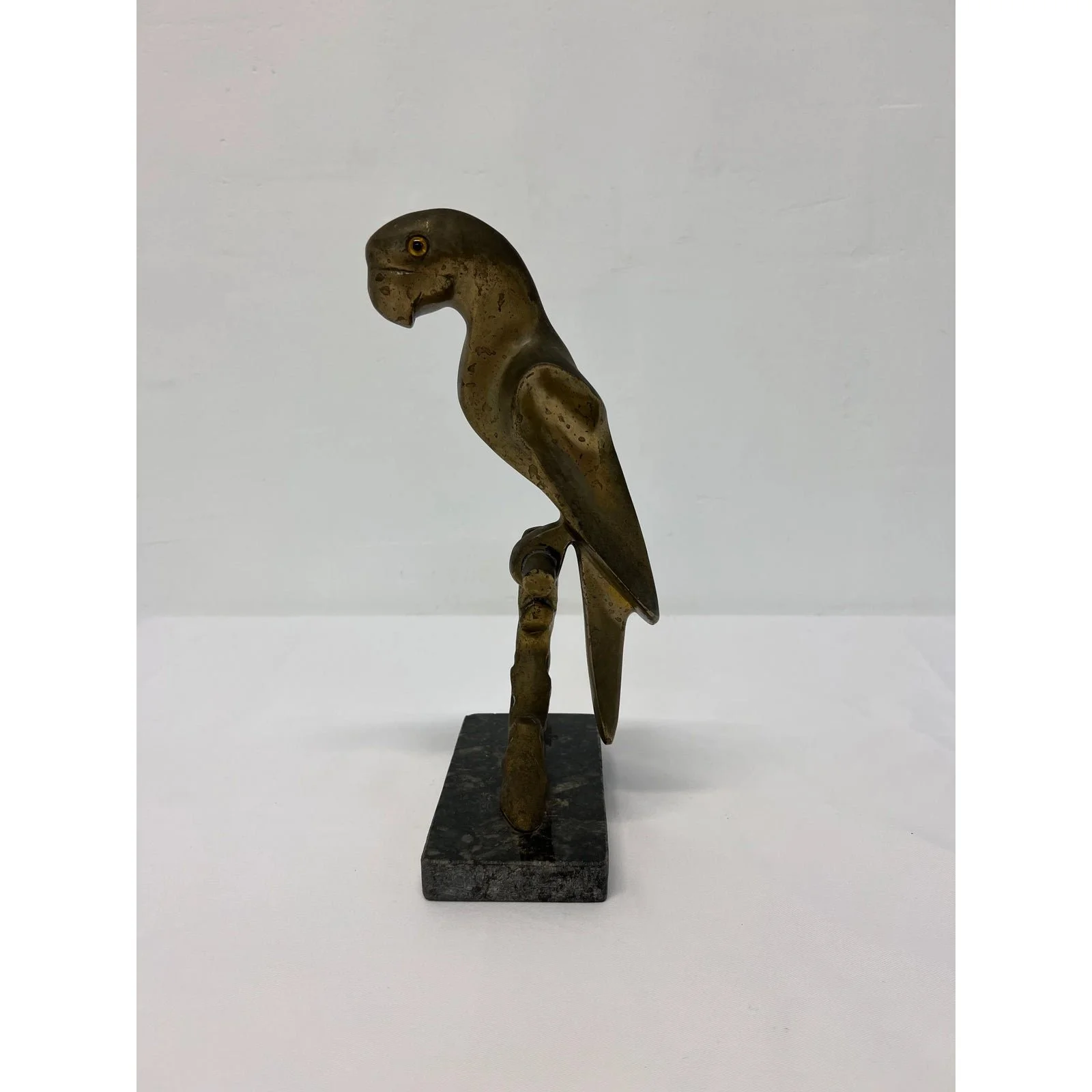 brazilian-mid-century-modern-bronze-macaw-parrot-sculpture-on-granite-base-8152