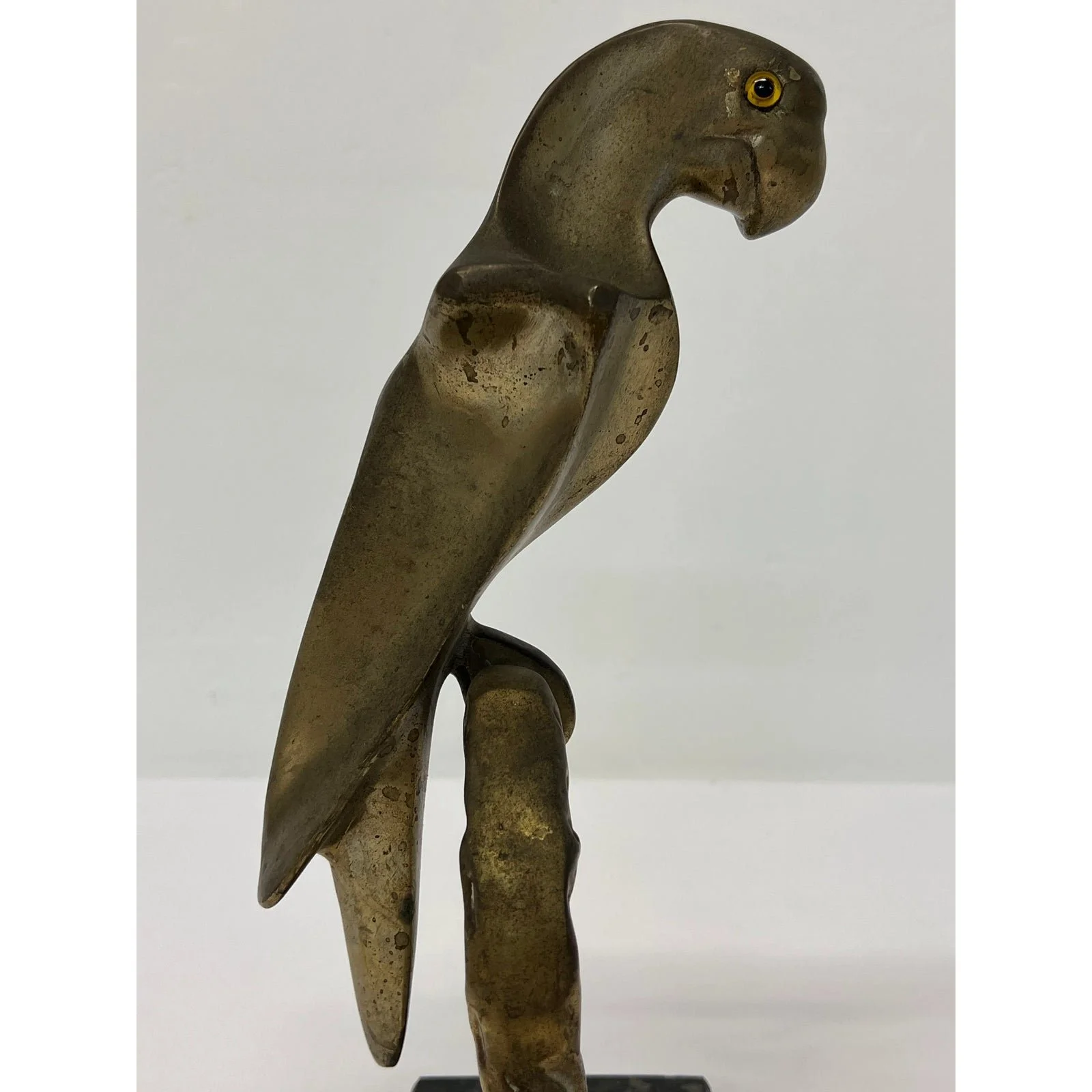 brazilian-mid-century-modern-bronze-macaw-parrot-sculpture-on-granite-base-2983
