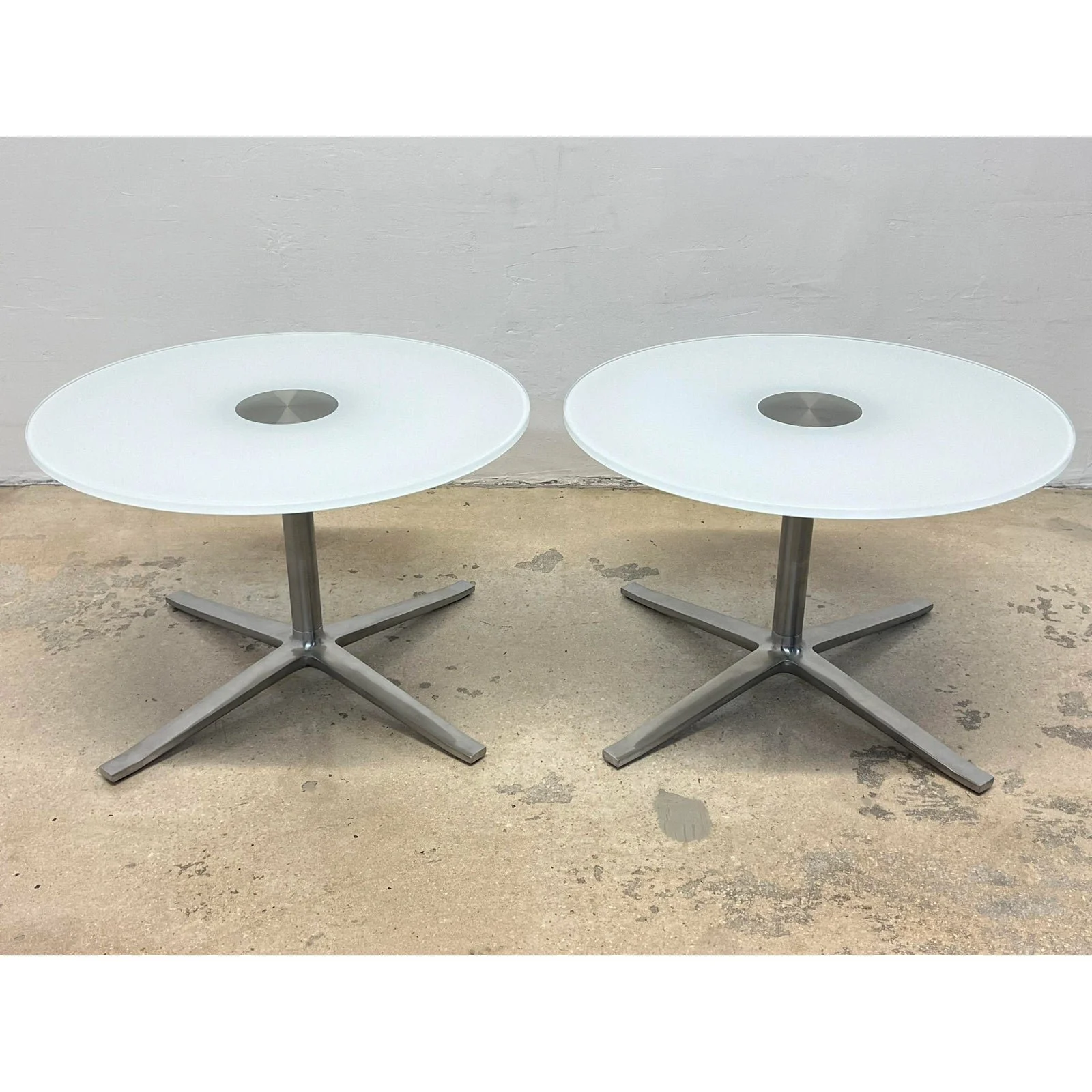 pearson-lloyd-bobs-side-tables-with-round-glass-tops-for-coalesse-1886