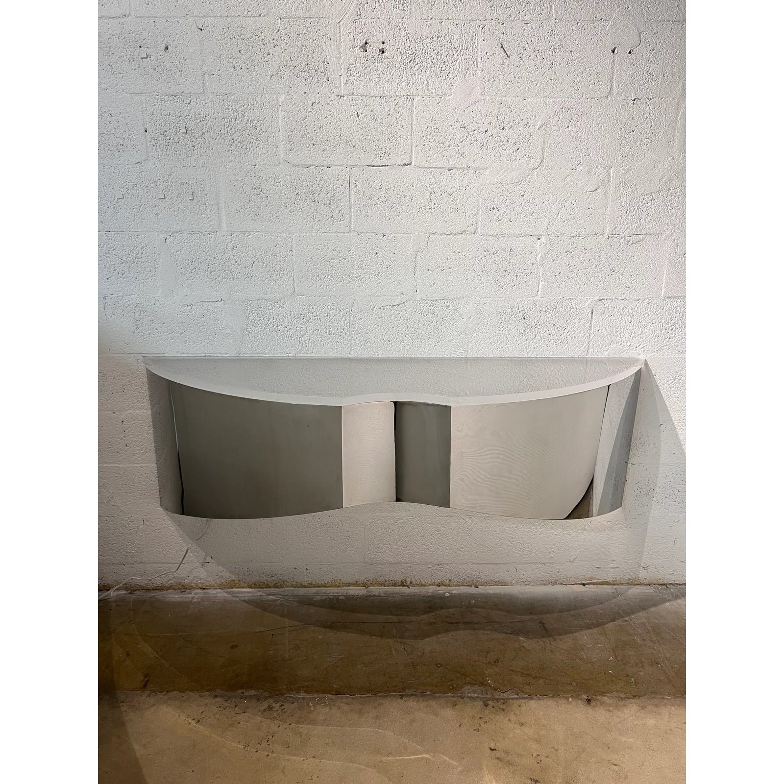 mid-century-custom-polished-steel-and-frosted-lucite-illuminated-floating-shelf-or-console-0163