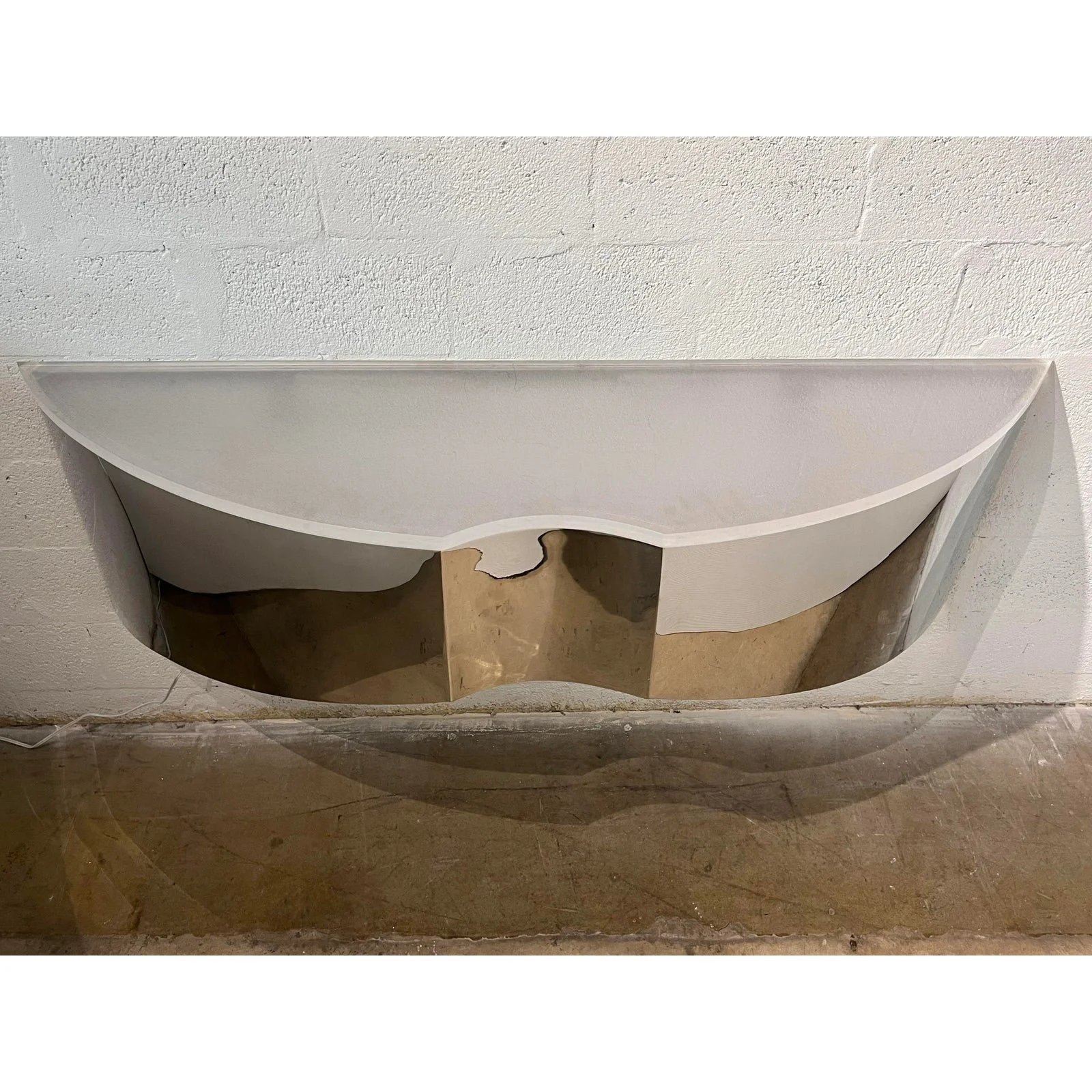 mid-century-custom-polished-steel-and-frosted-lucite-illuminated-floating-shelf-or-console-1299