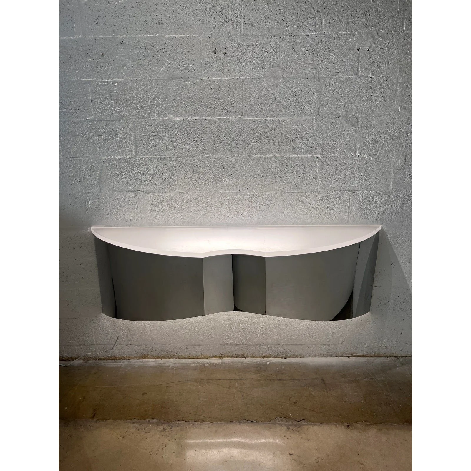 mid-century-custom-polished-steel-and-frosted-lucite-illuminated-floating-shelf-or-console-9916