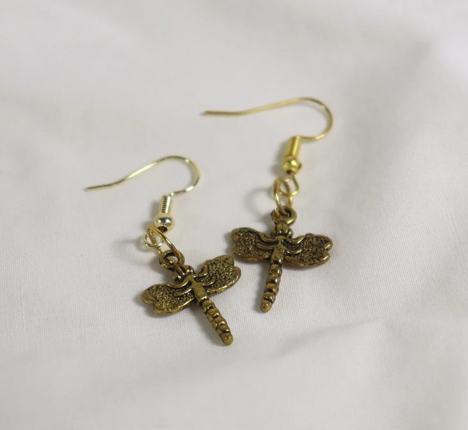 Dragonfly Charm Earrings