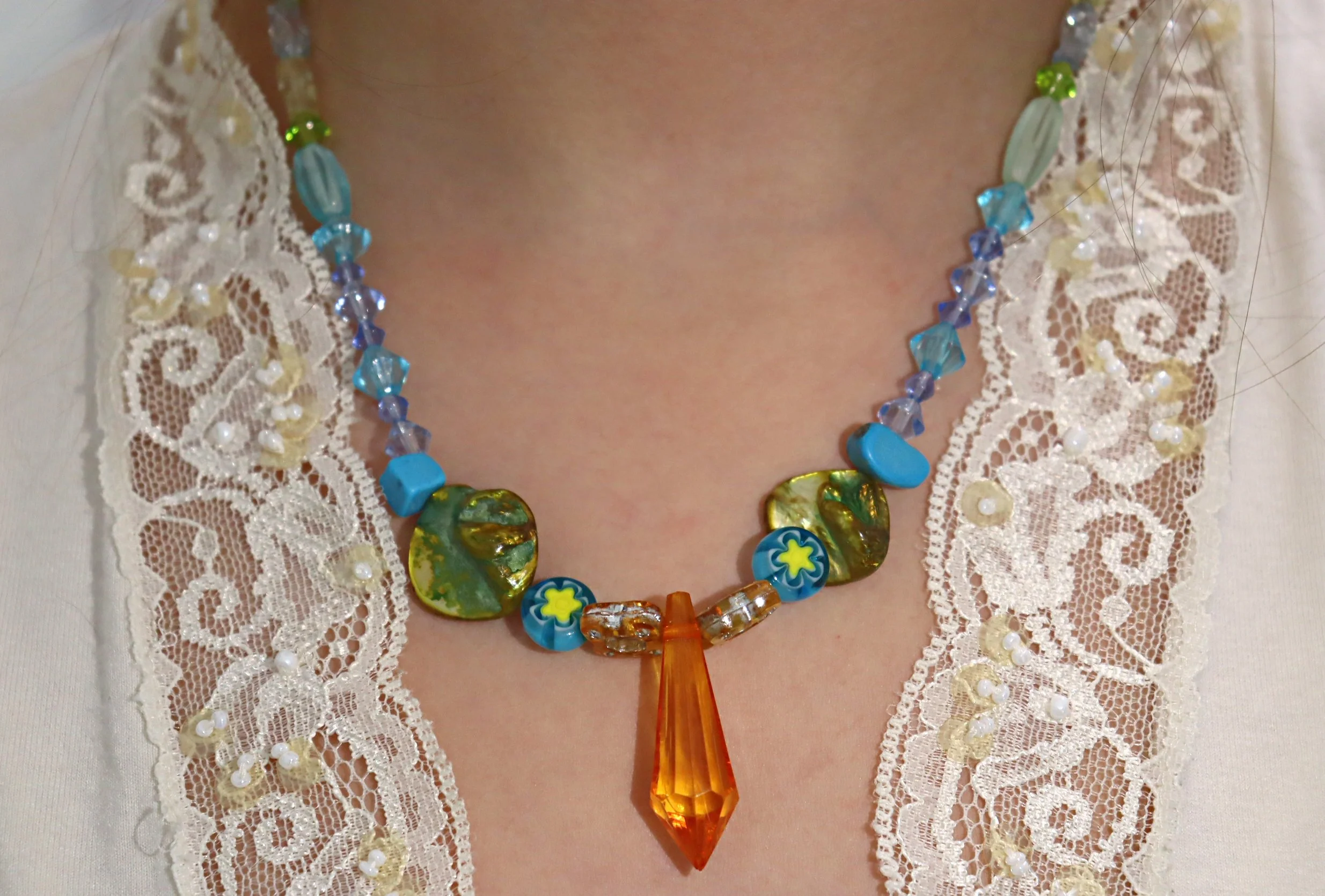 Ocean's Whisper Mermaid Necklace