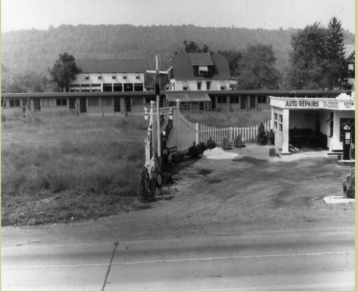 Hotel on Route 22 in 1930