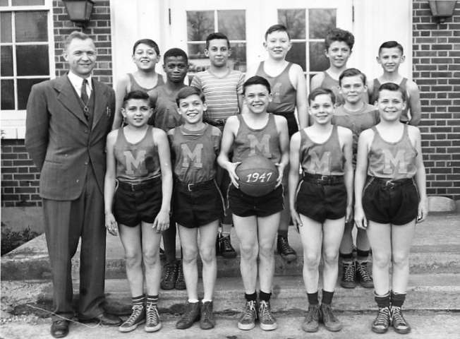 Mountainside Public School Boys Basketball Team 1947