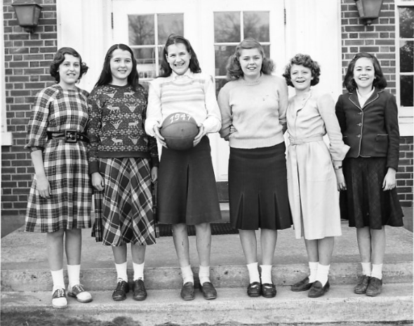 Mountainside Public School Girls Basketball Team 1947