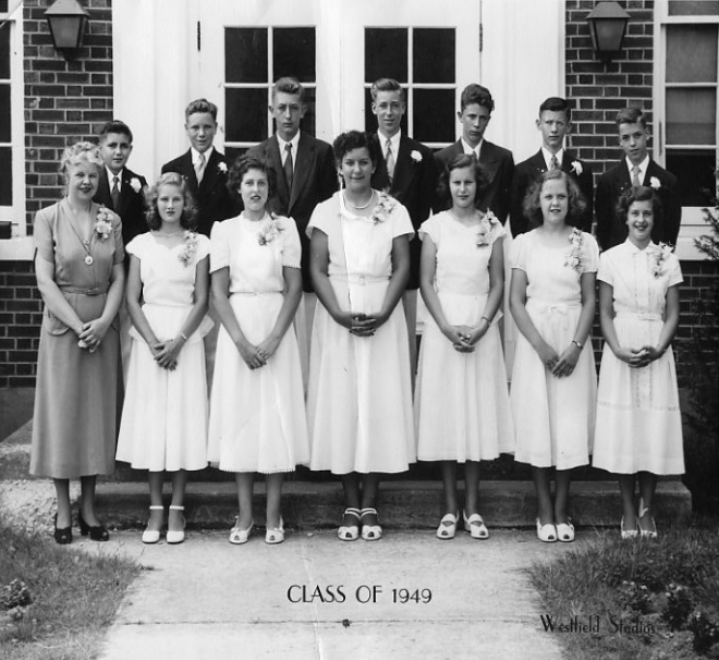 Graduating Class 1949 - Mountainside Public School