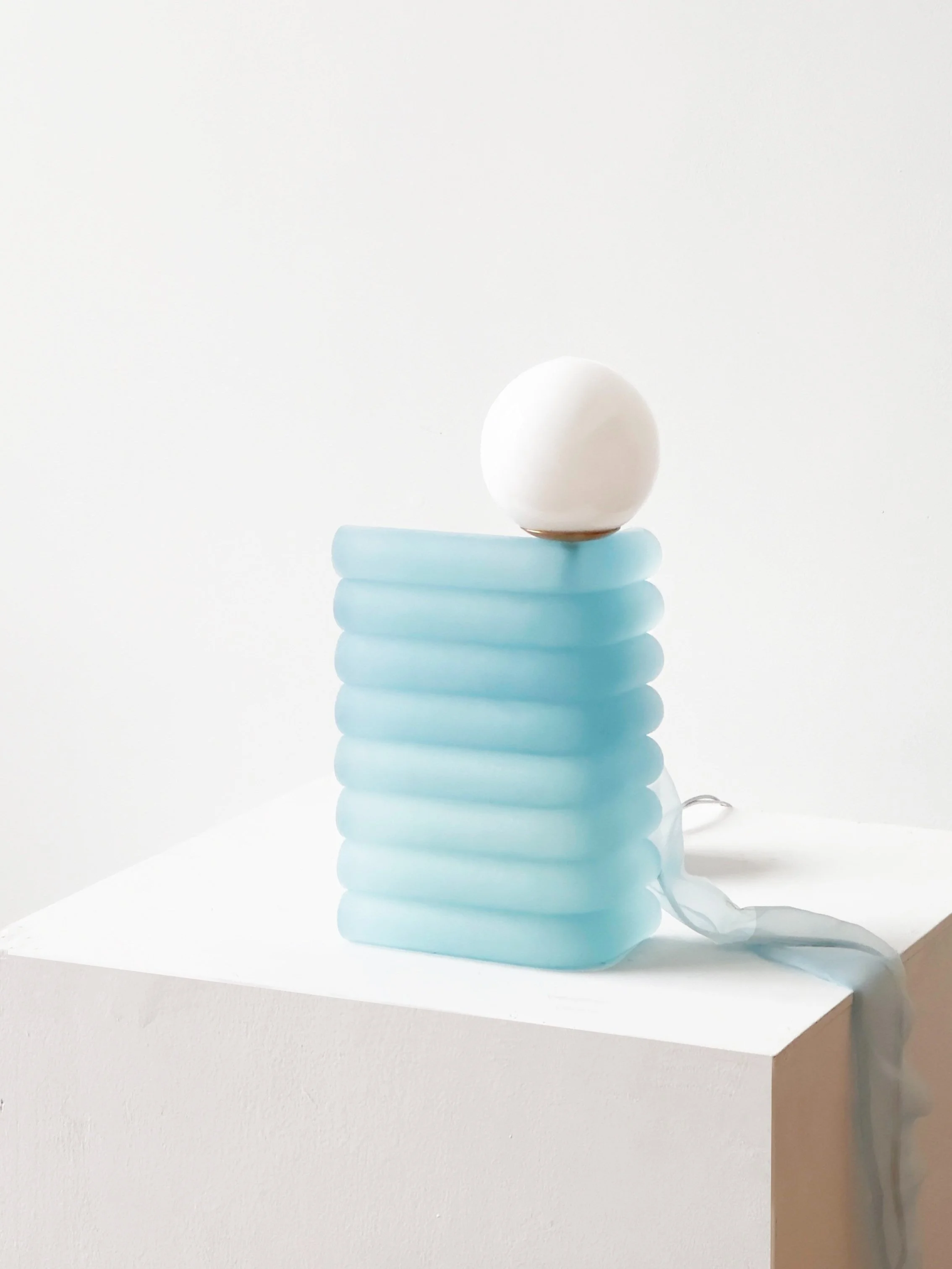 Elio Lamp, Tall in Water- Blue