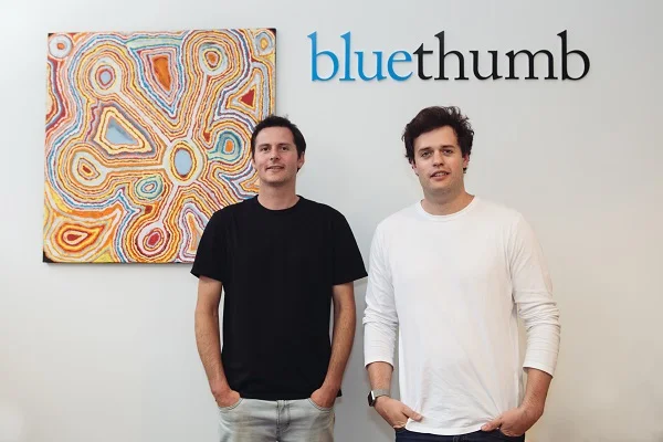Bluethumb Co-founders Edward Hartley and George Hartley
