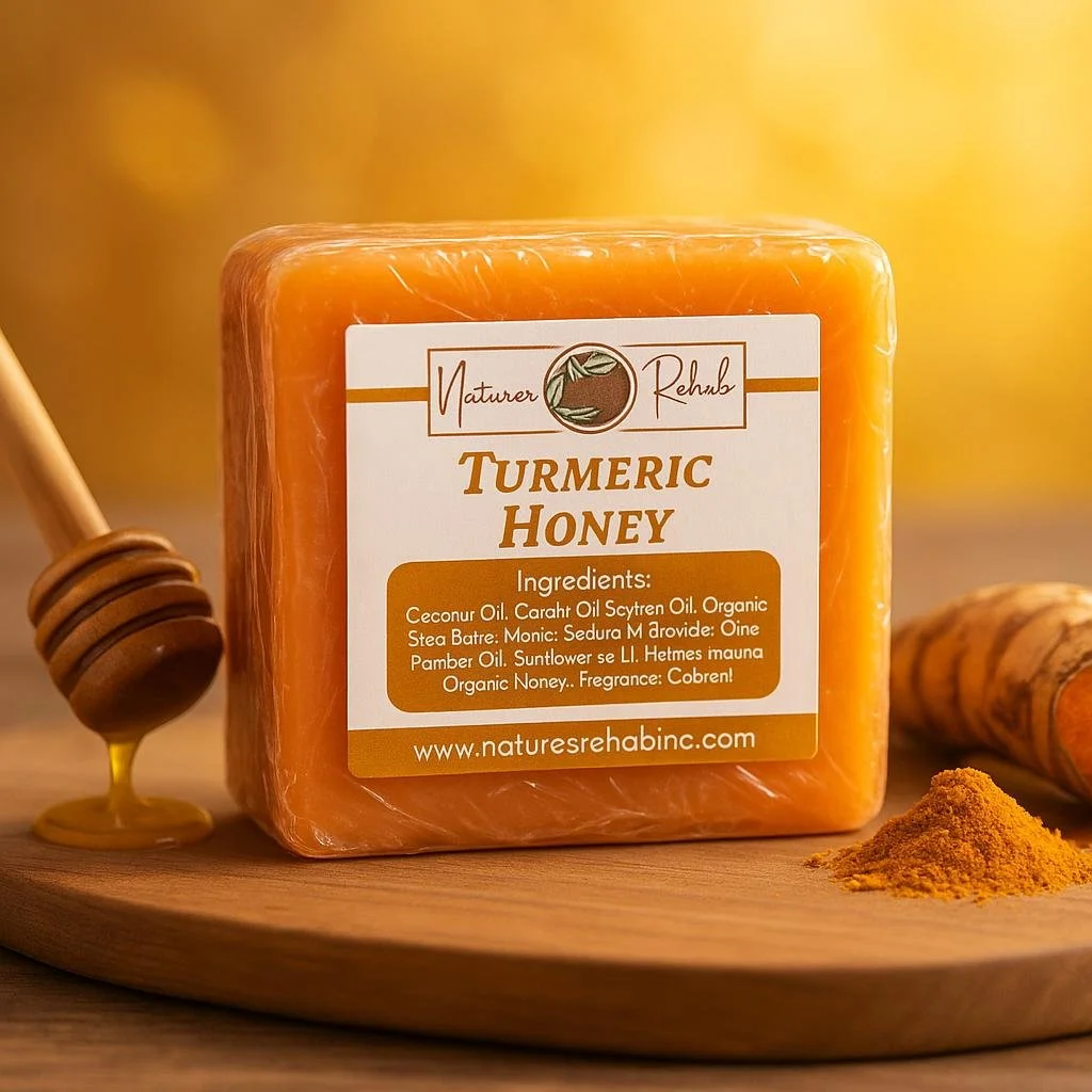 Natural Soaps made from made from pure botanical oils, butters, and herbal extracts.