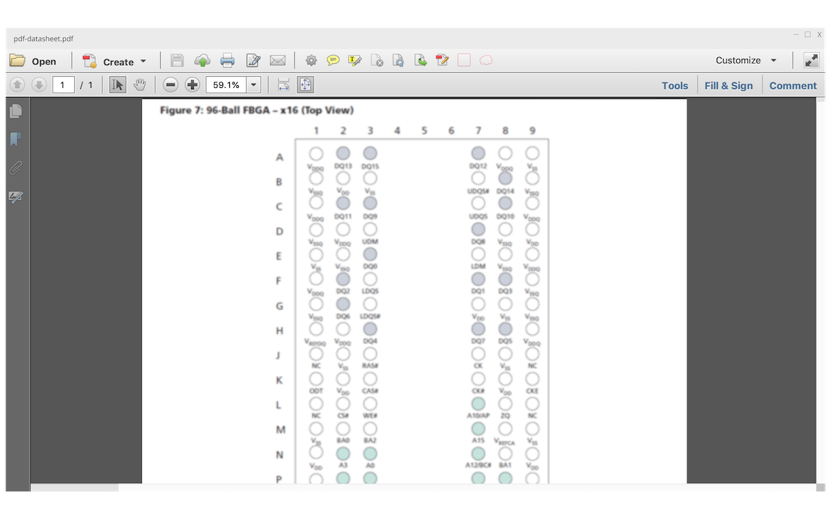 Start with a PDF data sheet ⤵