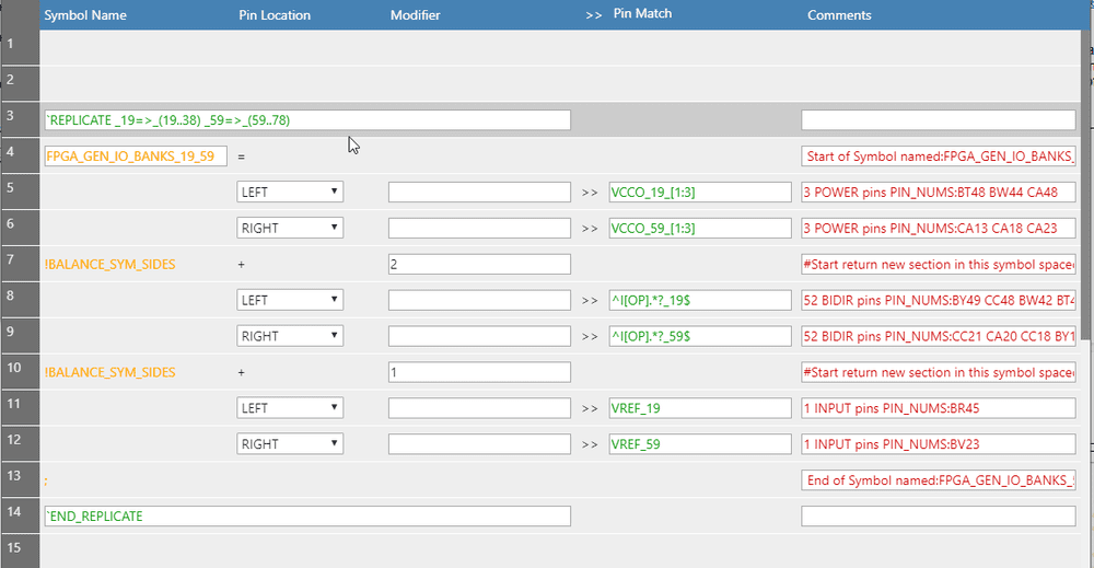 This SDL REPLICATE LOOP creates 23 Symbols, one for each bank pair in the loop