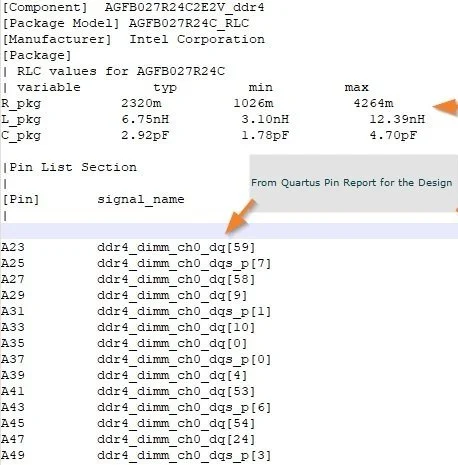 How to Build IBIS Models for Intel® AgileX® FPGA Designs